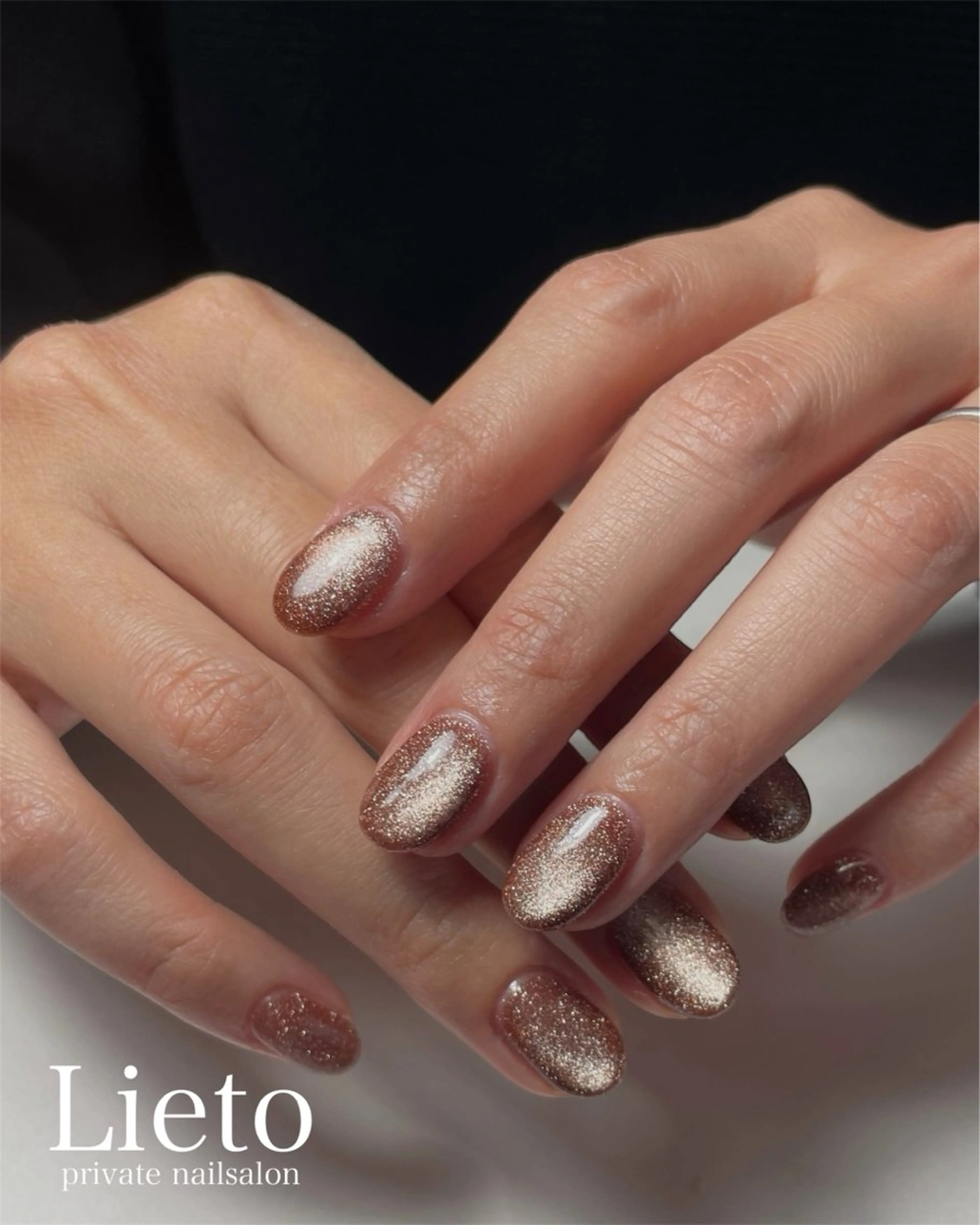 ネイル フレンチネイル グラデーション マグネットネイル ニュアンスネイル ワンカラーネイル nailsalon Lietoのネイルデザイン