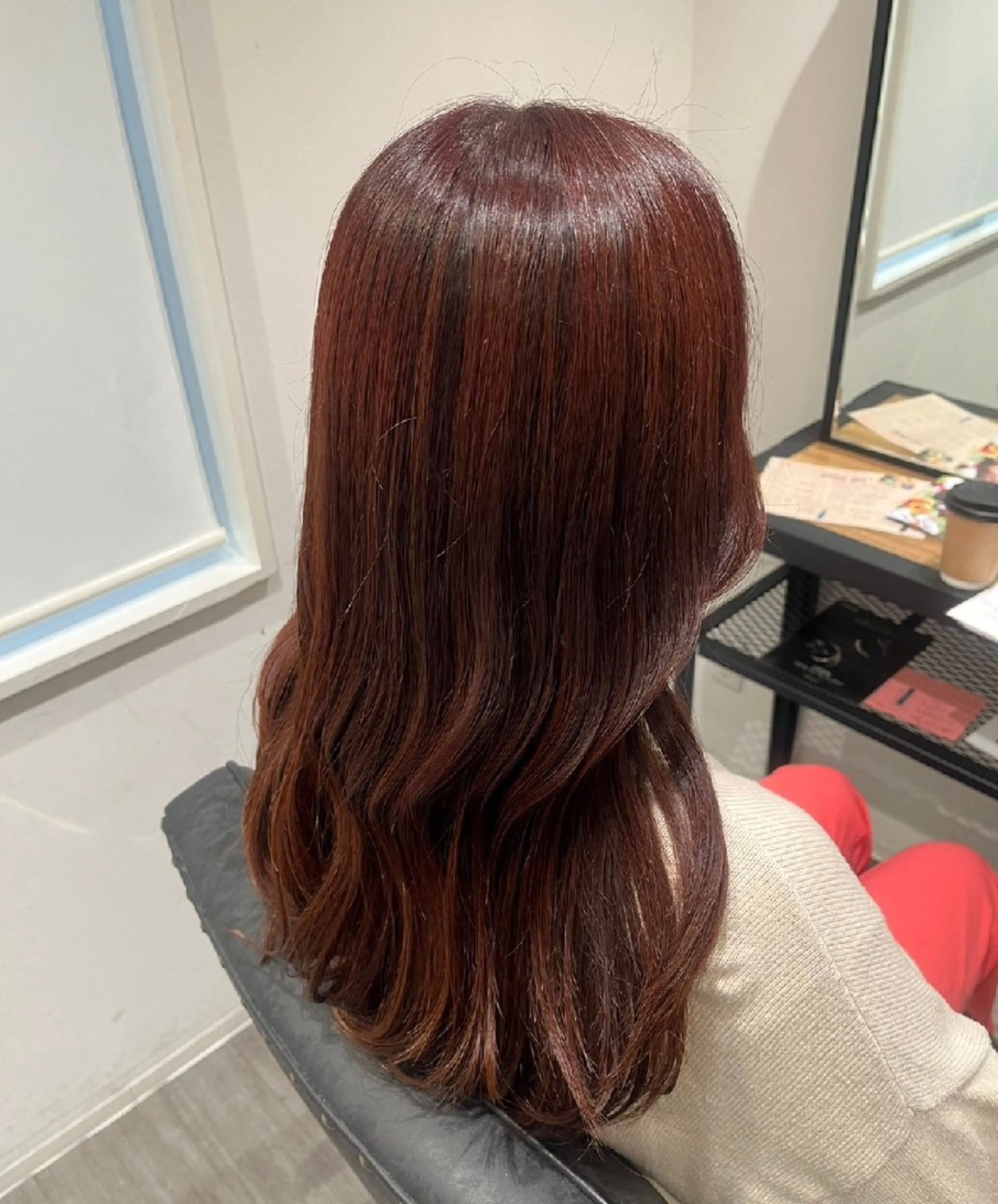 カラー ヘアカラー 暖色🍎透明感カラー 🩵小林かりんのヘアスタイル