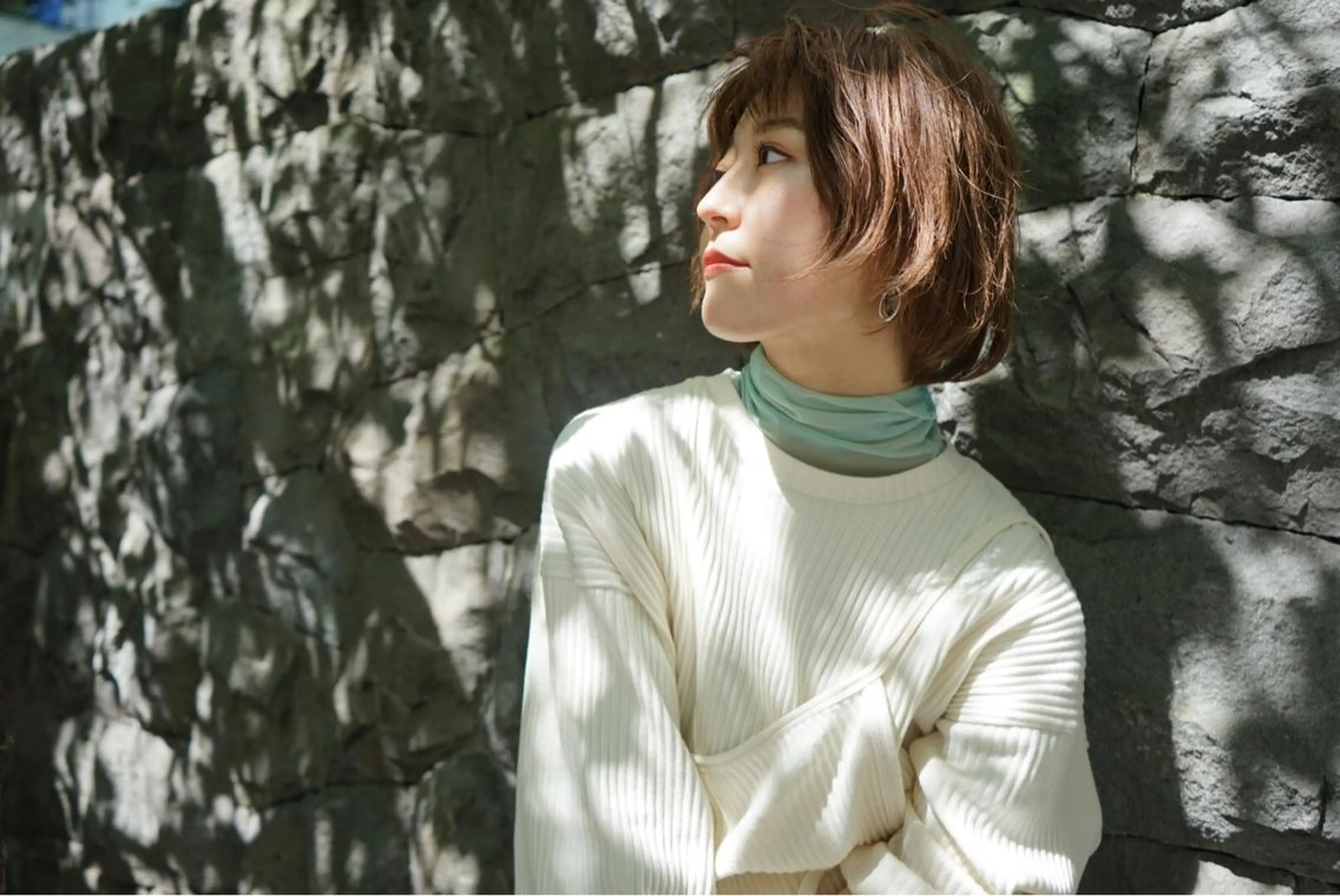 ショート カラー 丸みショート アッシュ アッシュブラウン ベージュカラー 黒髪 N° jemica 札幌のヘアスタイル