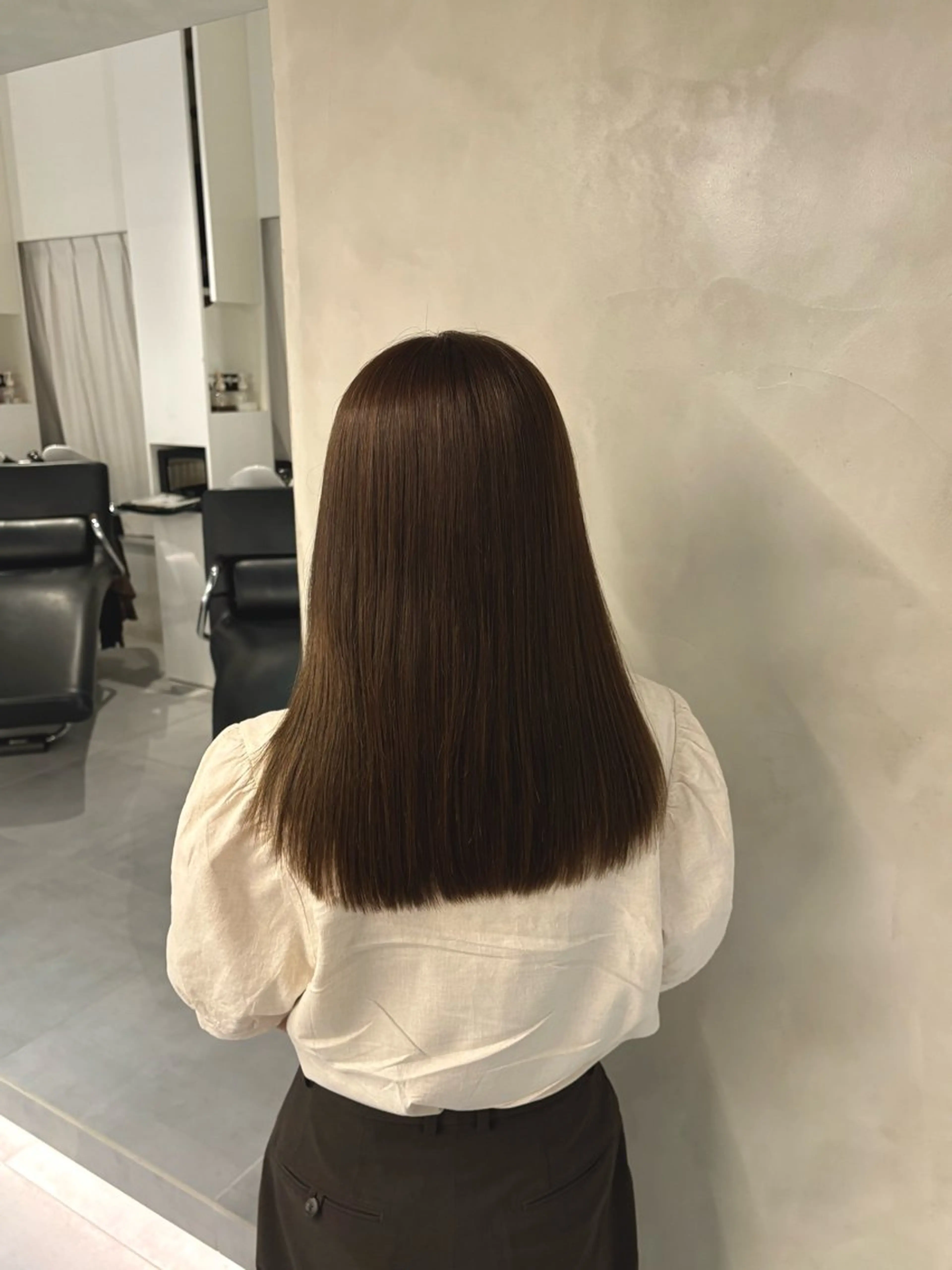 ロング カラー カット 縮毛矯正 🪞透明感カラー / yuu🪞のヘアスタイル