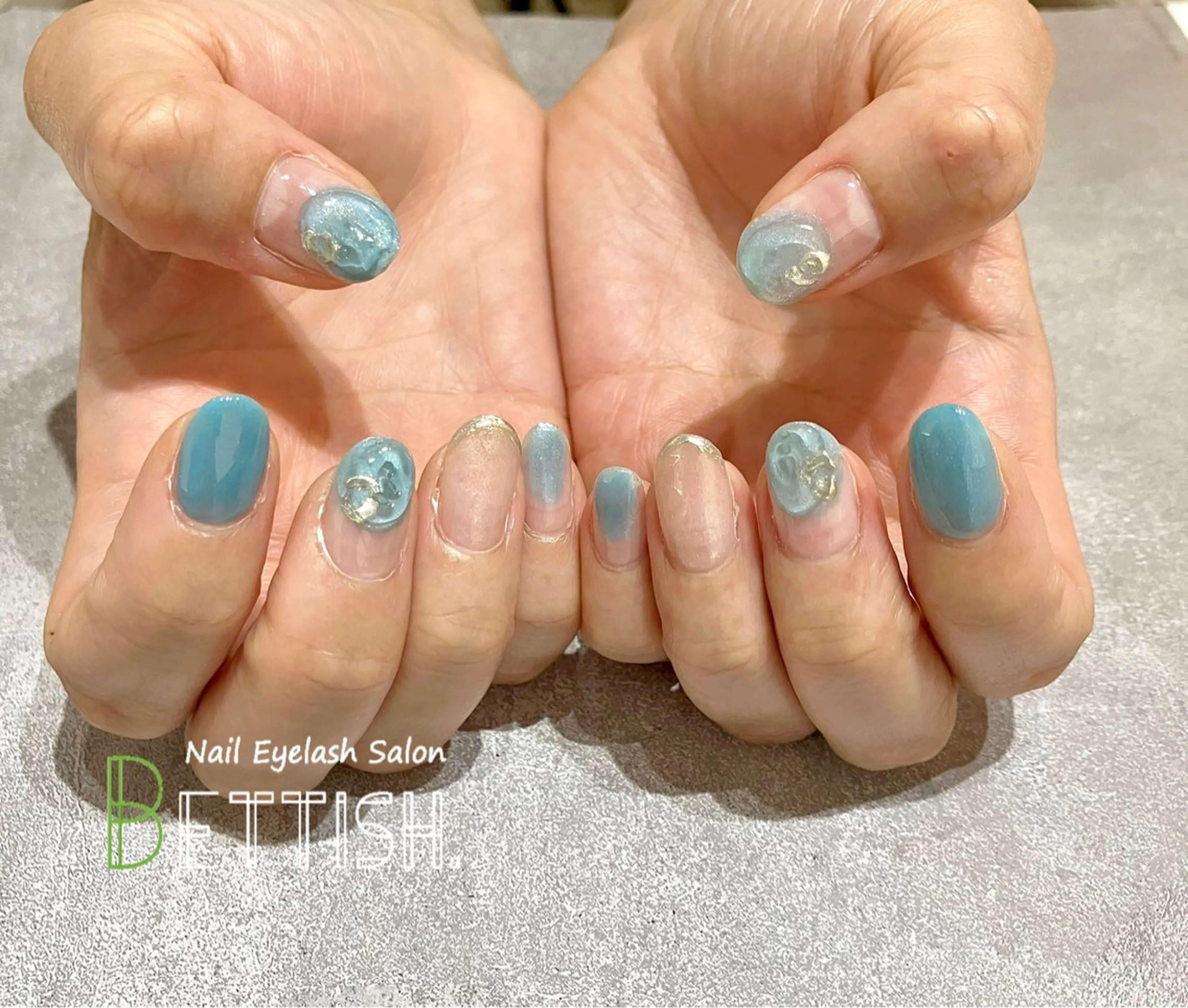 ネイル ブルー BETTISH. KUMIKO☺︎︎のネイルデザイン
