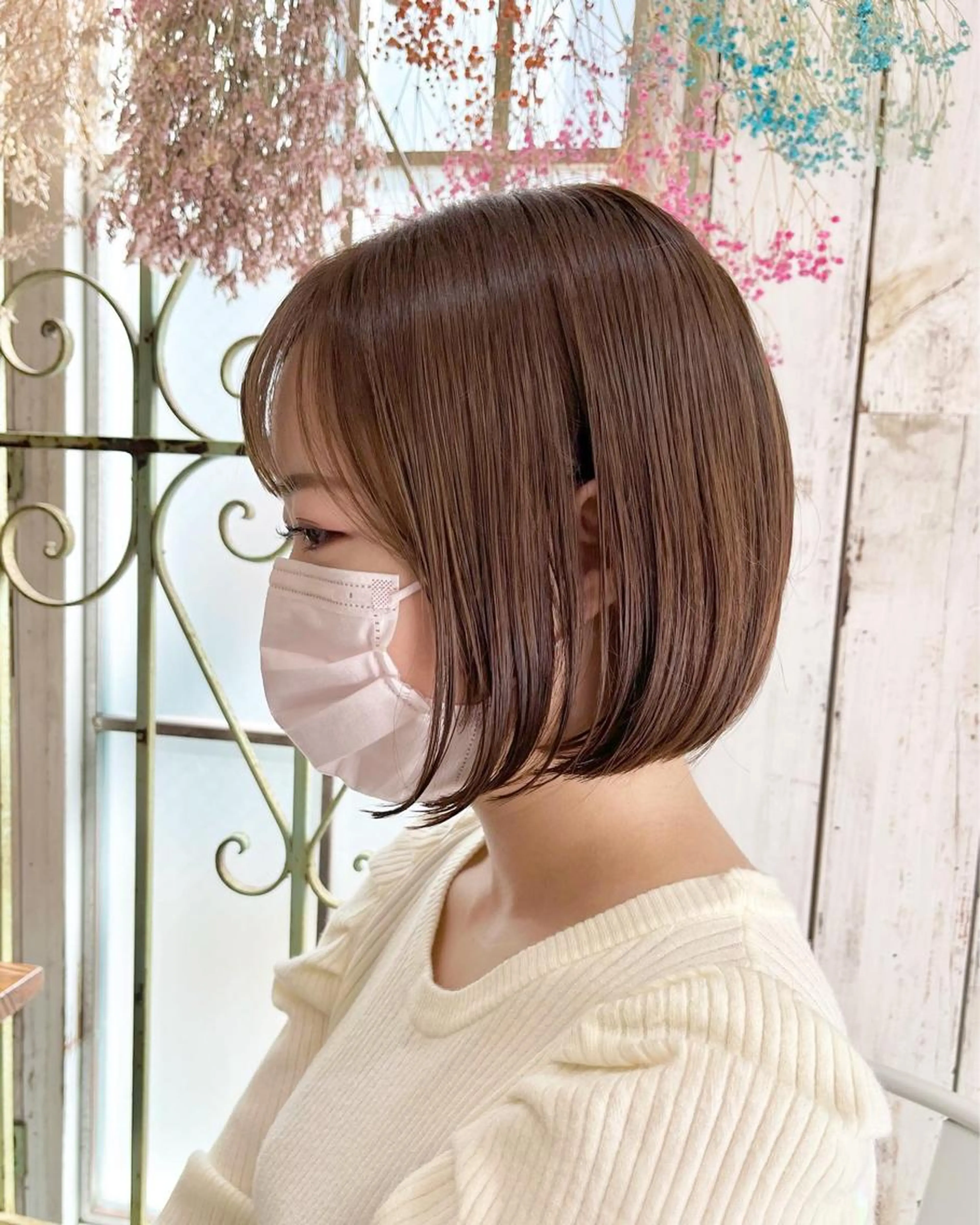 🧡カラー＋髪質改善3stepハホニコトリートメントの写真