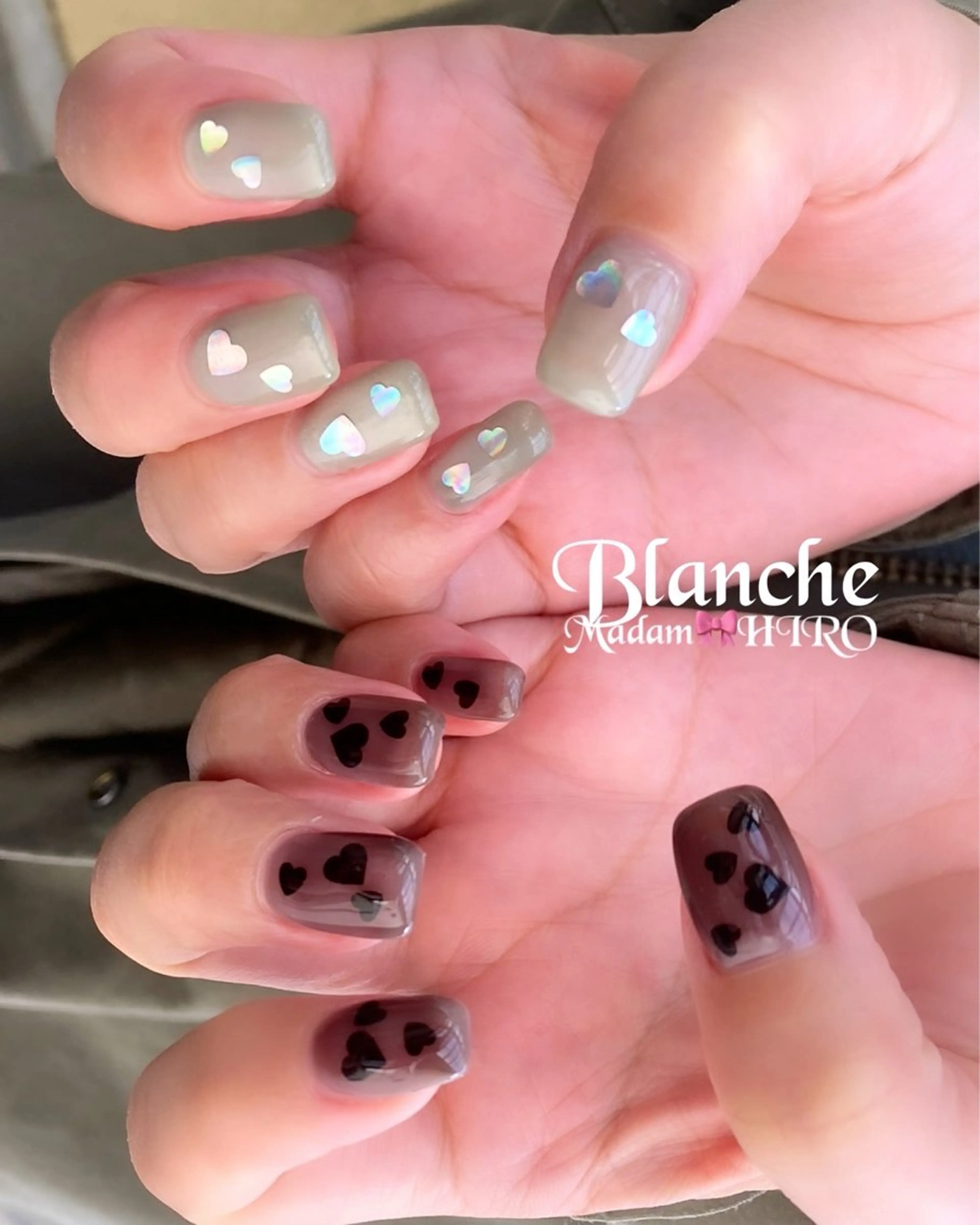 ネイル ハート Lianネイル 寛子Lianのネイルデザイン