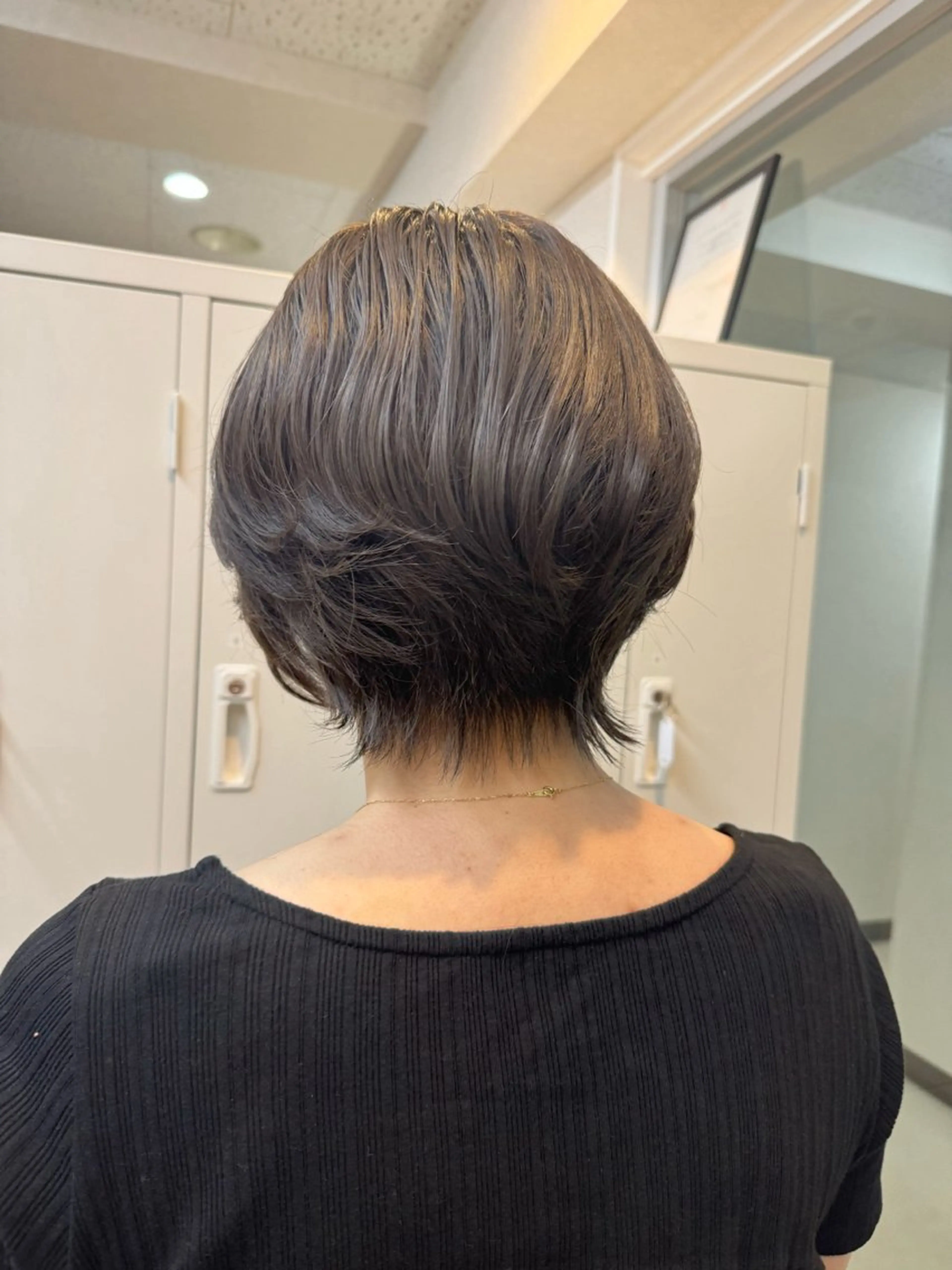 ショート ボブレイヤー ボブ くびれヘア くびれレイヤー レイヤーカット メンズカット特化 今野のヘアスタイル