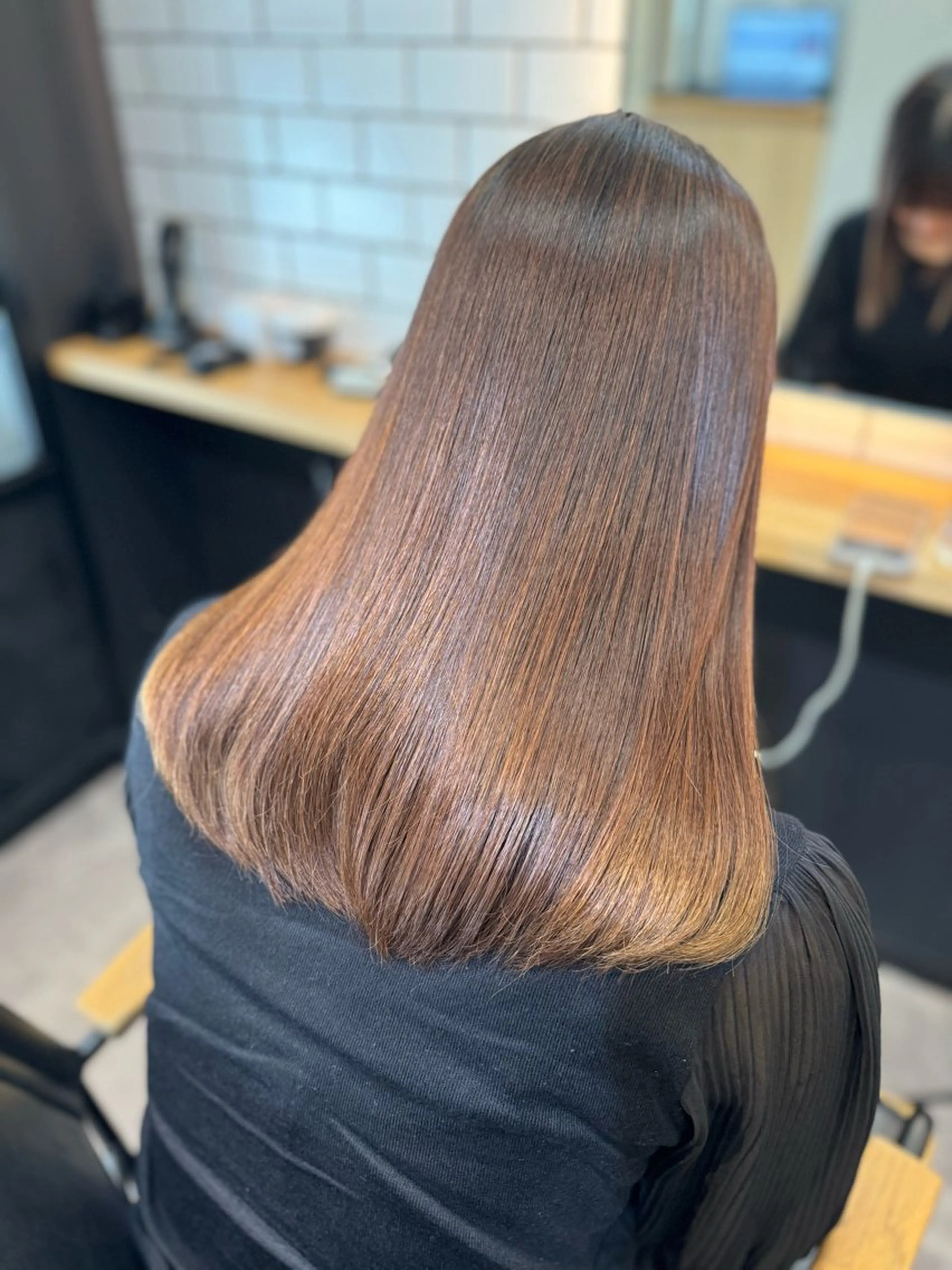 セミロング 髪質改善 似合わせカット 縮毛矯正 トリートメント 吉祥寺プルエクステ 🌟Hiraiのヘアスタイル