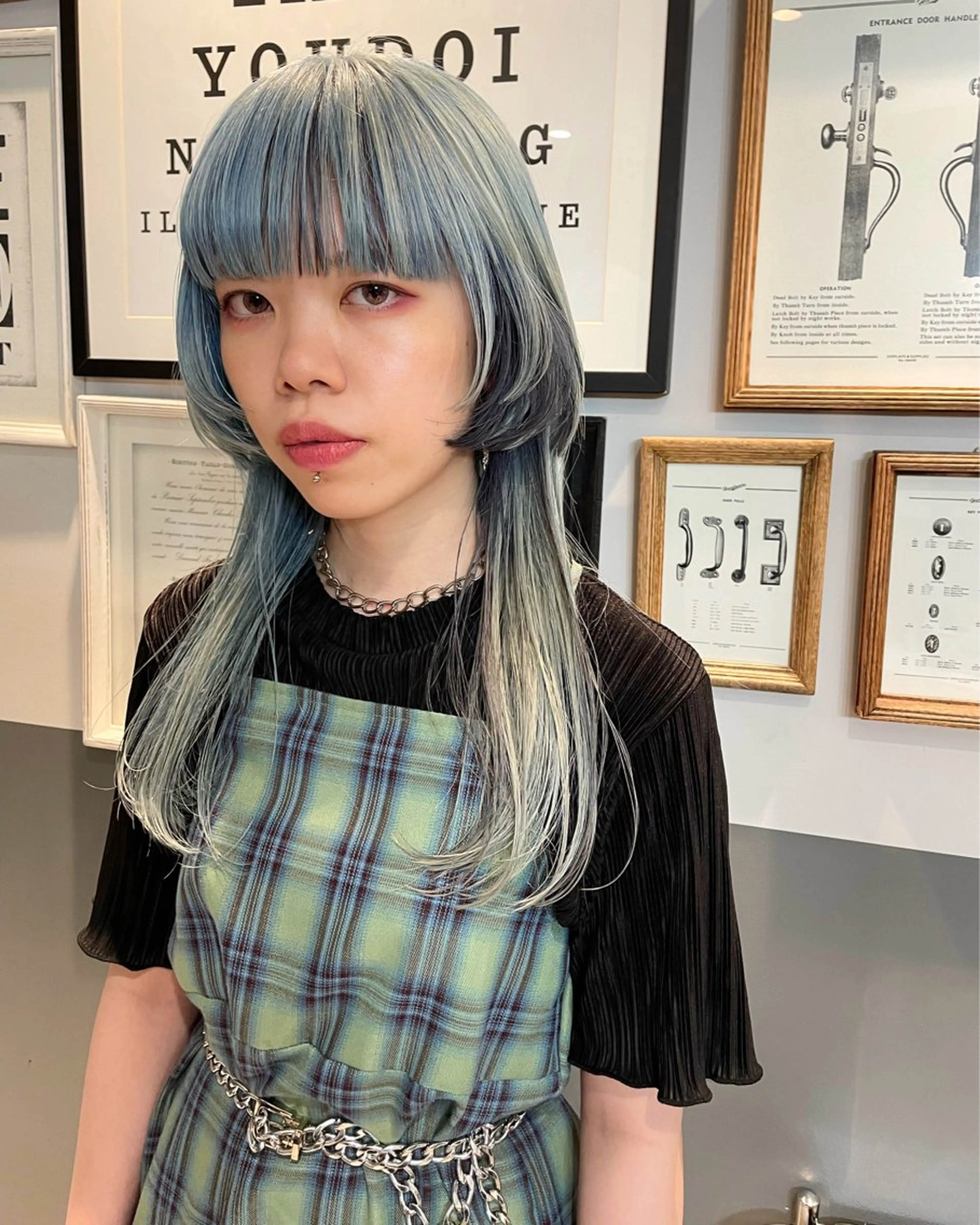 セミロング カラー ヘアカラー 優作 〜圧倒的信頼〜のヘアスタイル