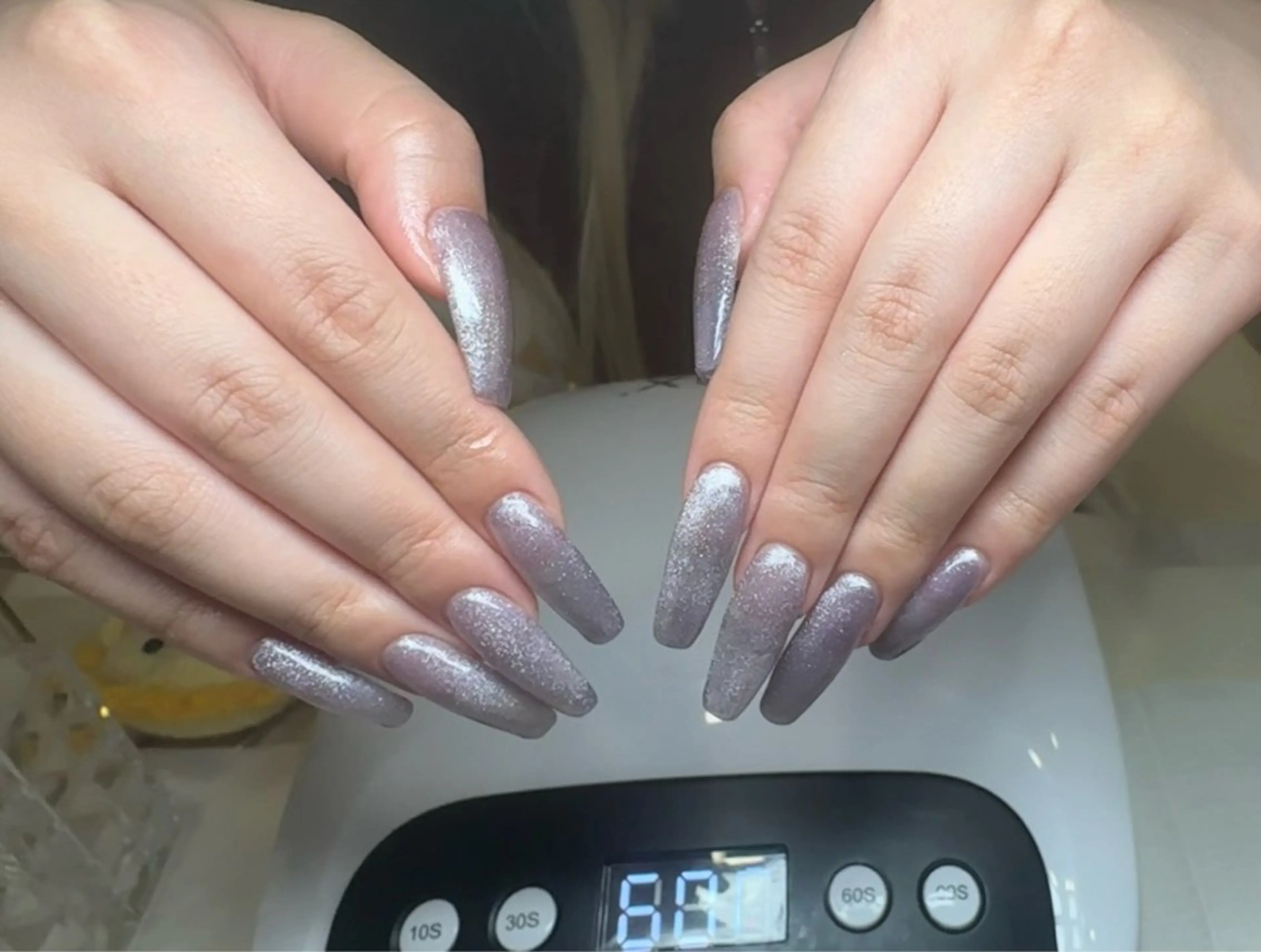 ネイル 長さ出し ワンカラーネイル ハンドネイル ハンドケア LyymSalon _rinのネイルデザイン