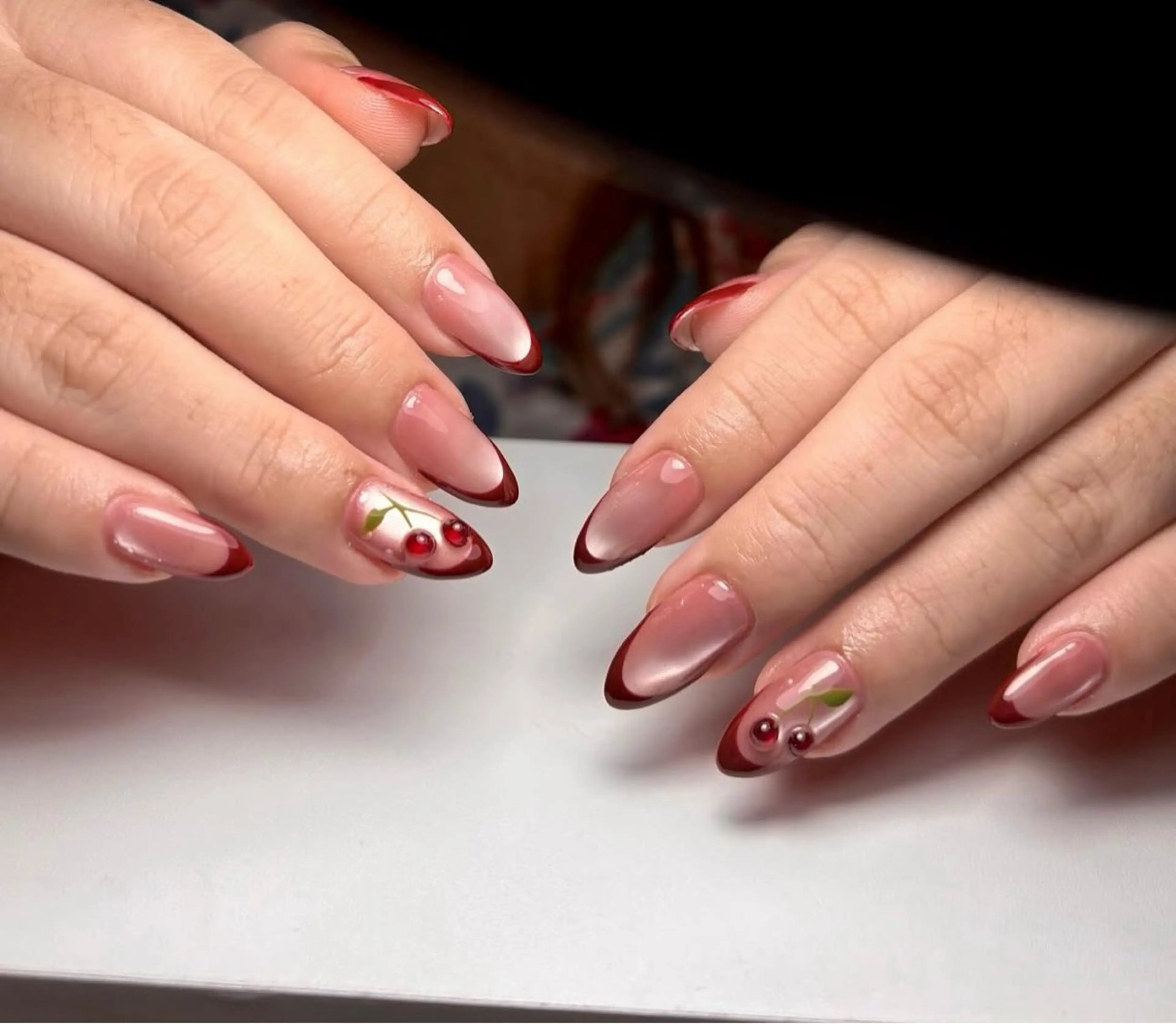 ネイル 韓国ネイル 持ち込み ニュアンスネイル ネイルチップ ハンドネイル TABI ANA.CHUOのネイルデザイン