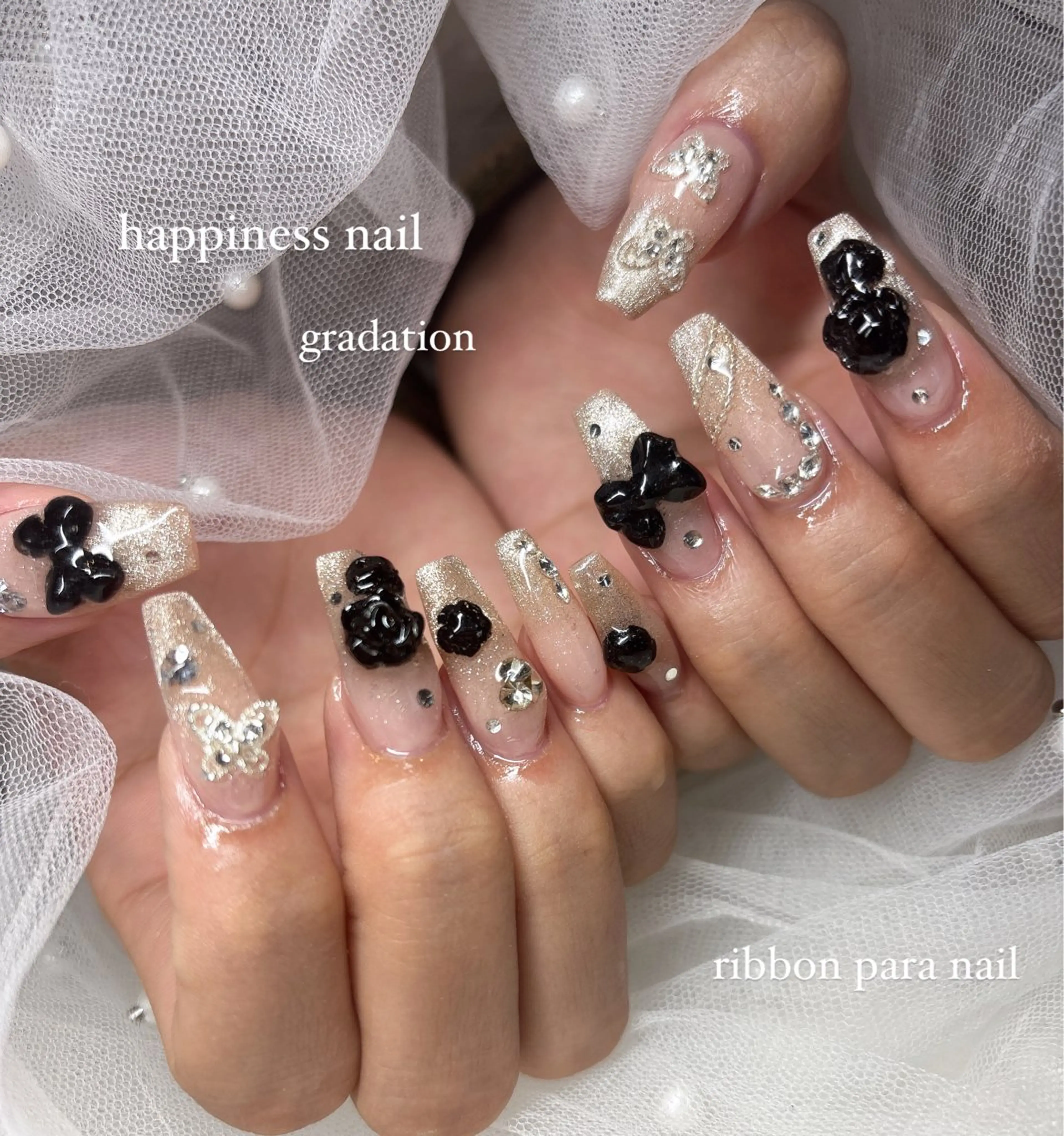 ネイル 韓国ネイル ラメ(グリッター) マグネットネイル 持ち込み ワンホンネイル ハンドネイル happiness nailのネイルデザイン