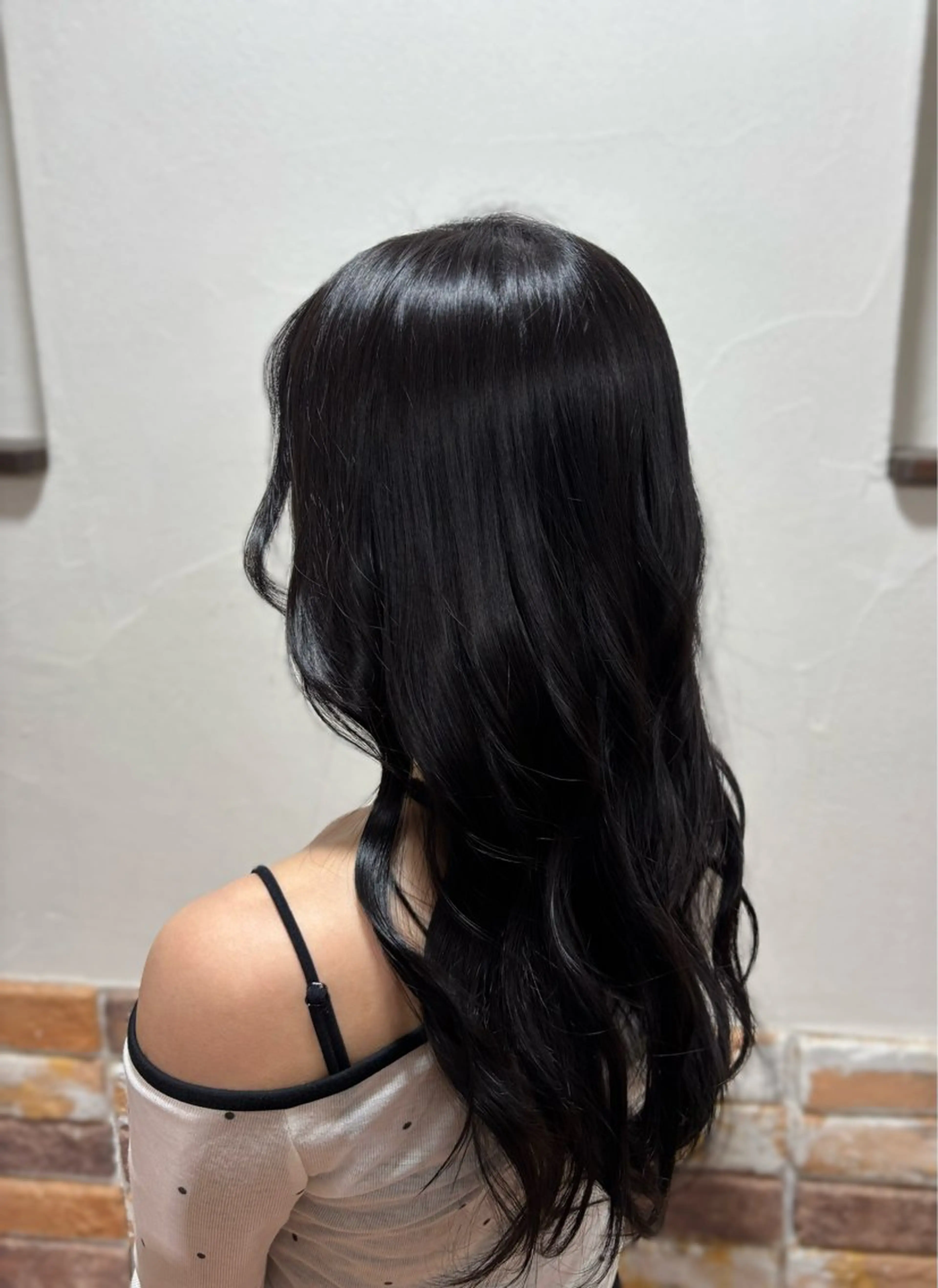 ロング カラー ヘアカラー トリートメント 艶カラー✨️ りなこのヘアスタイル