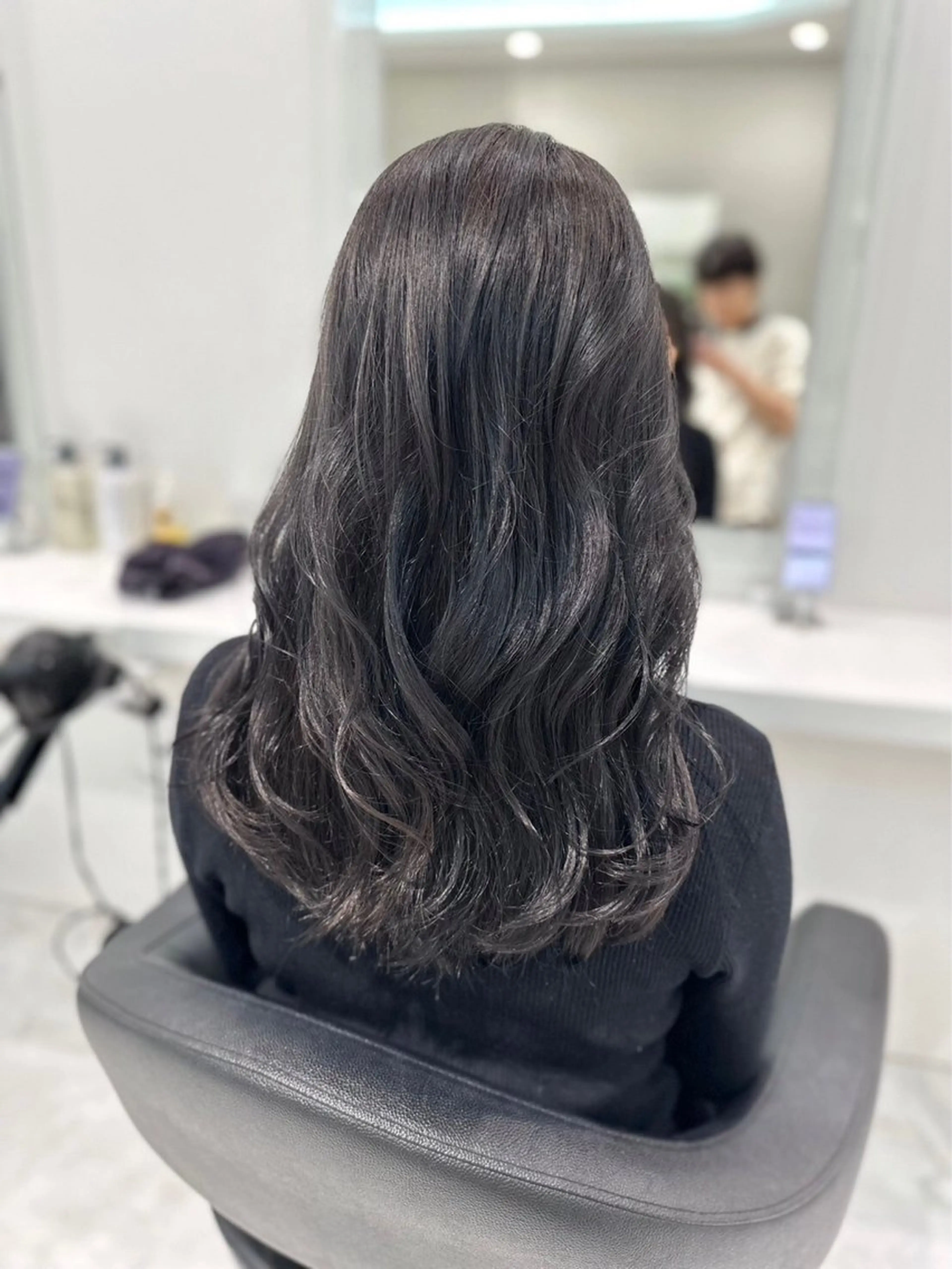 ロング カラー ヘアカラー トリートメント 寒色/韓国カラー Ukyouのヘアスタイル