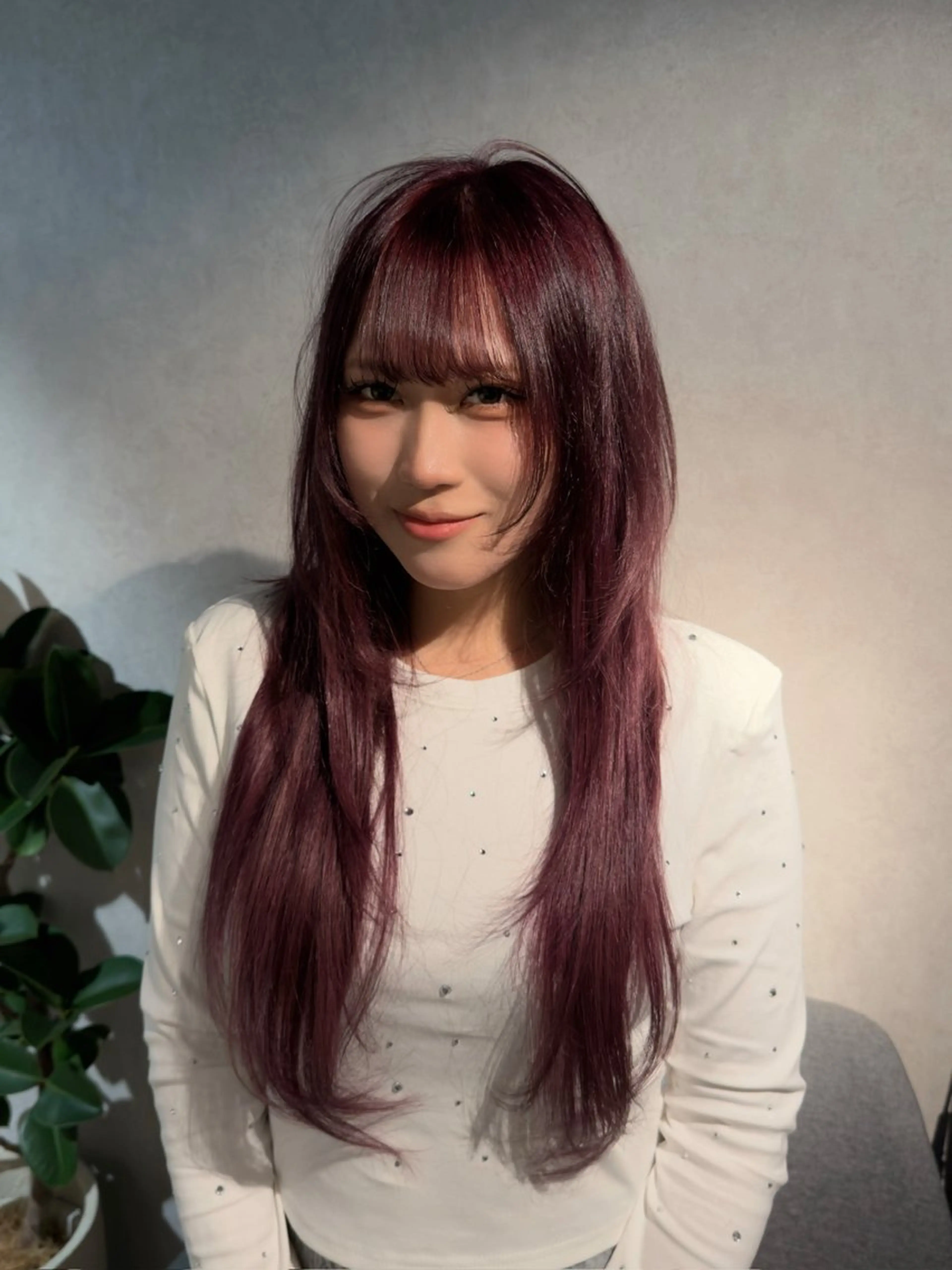 ロング エクステ ナリキ/ダブルカラー /ダブルカラーモデルのヘアスタイル