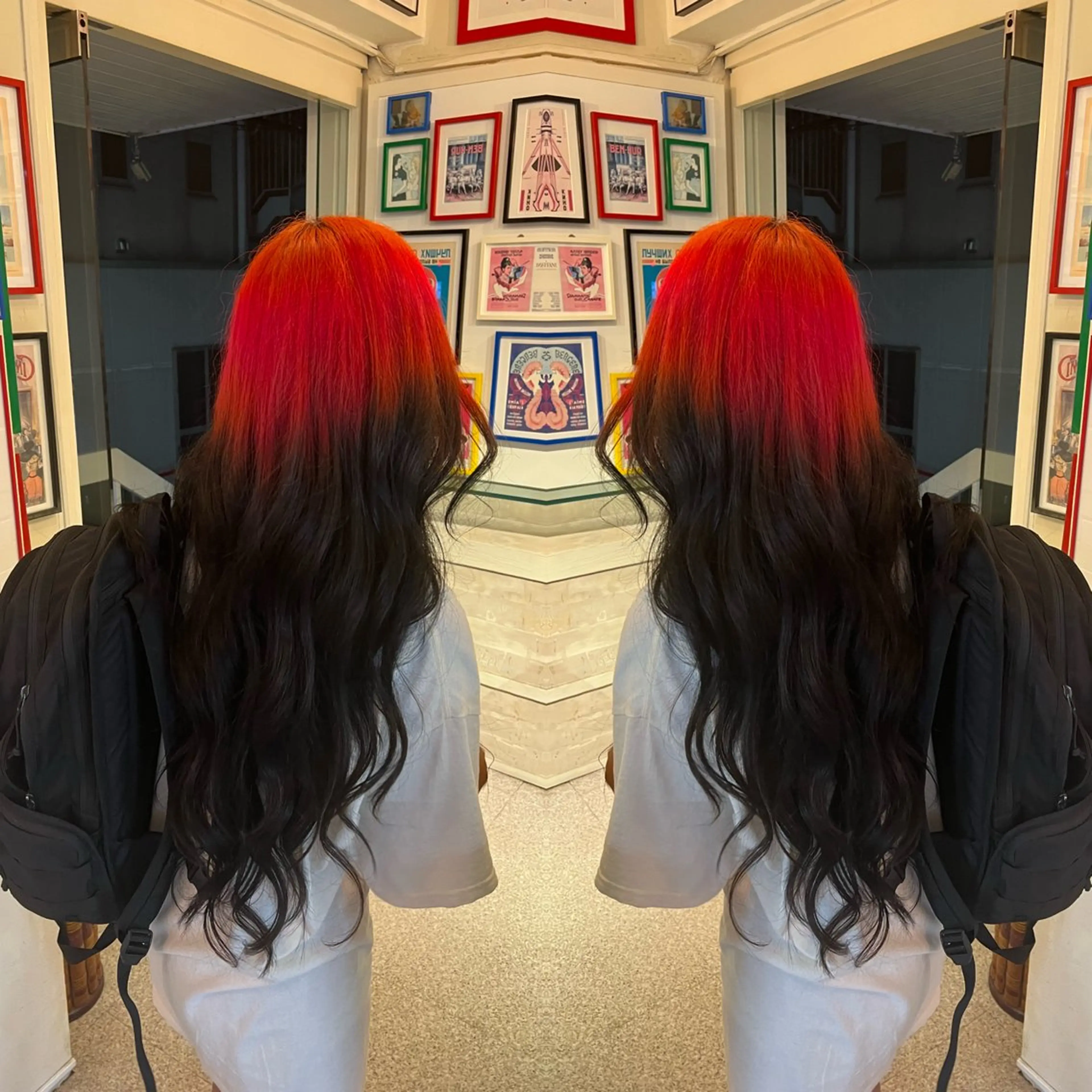 ロング カラー ハイライト/レイヤー /ハイトーン/AOIのヘアスタイル