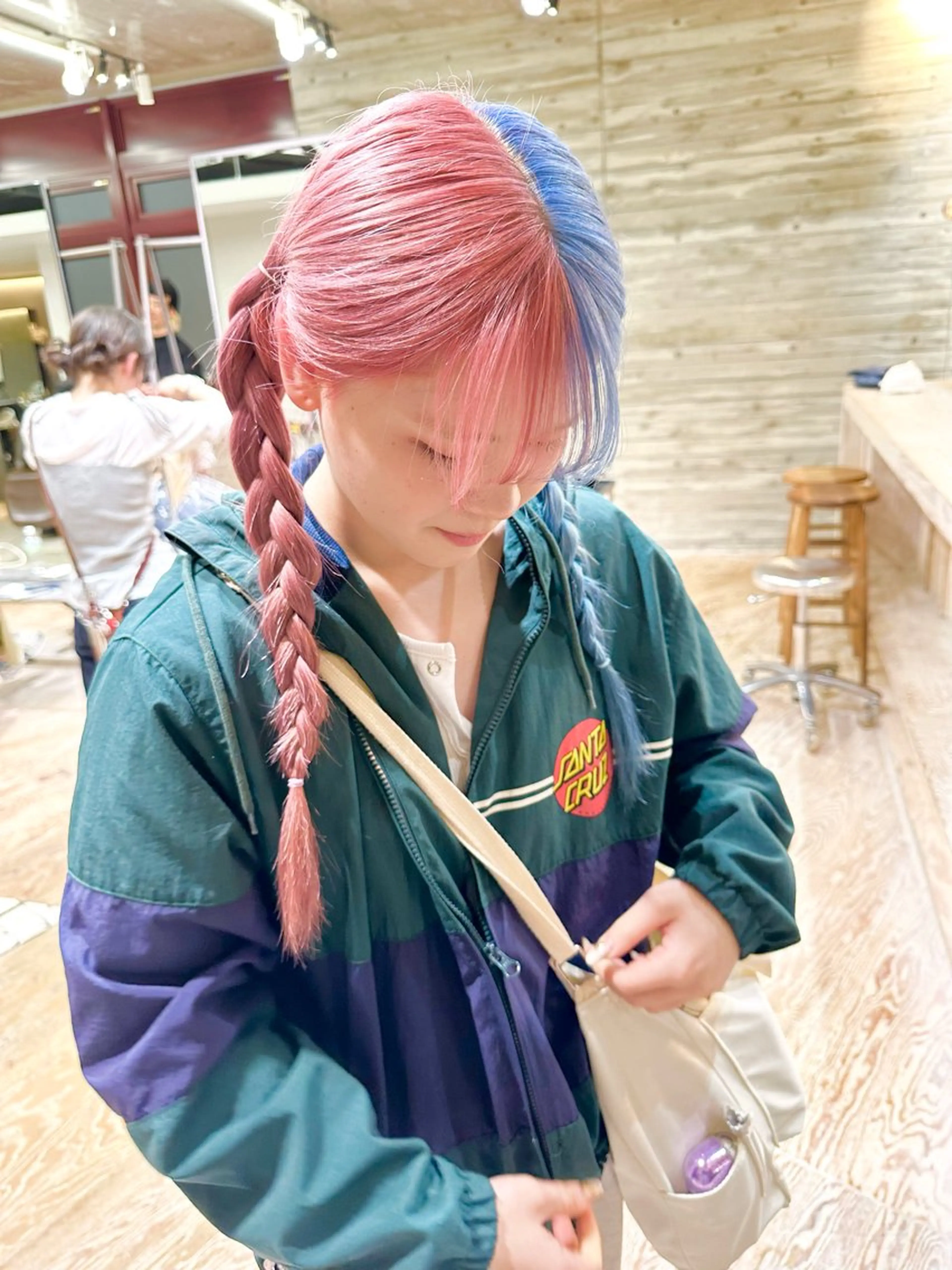 ロング カラー ヘアカラー トリートメント ヘッドスパ ヘアセット kai .のヘアスタイル