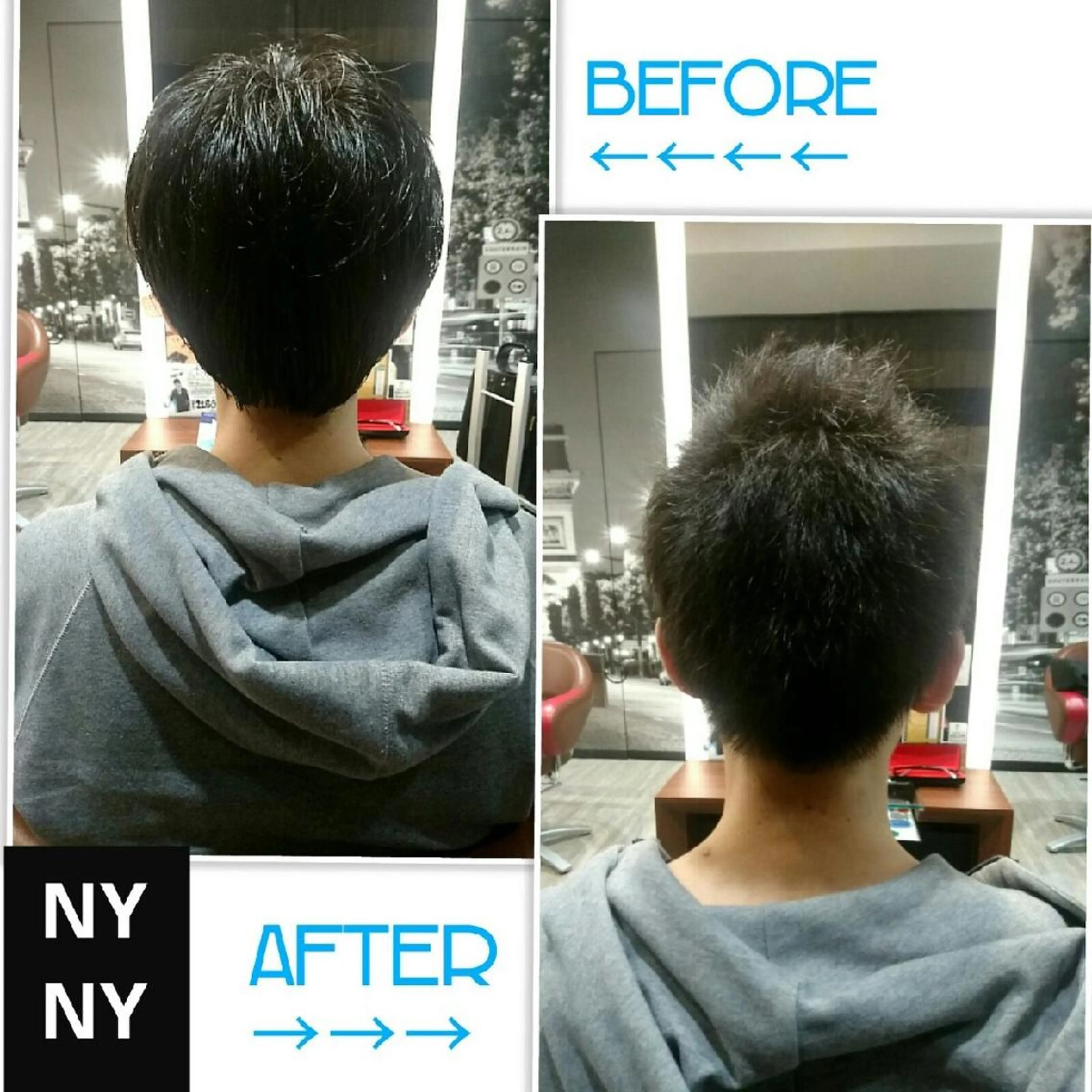 メンズ カット パーマ ブリーチ/ヘアケア/ 艶髪/イギチハルのヘアスタイル