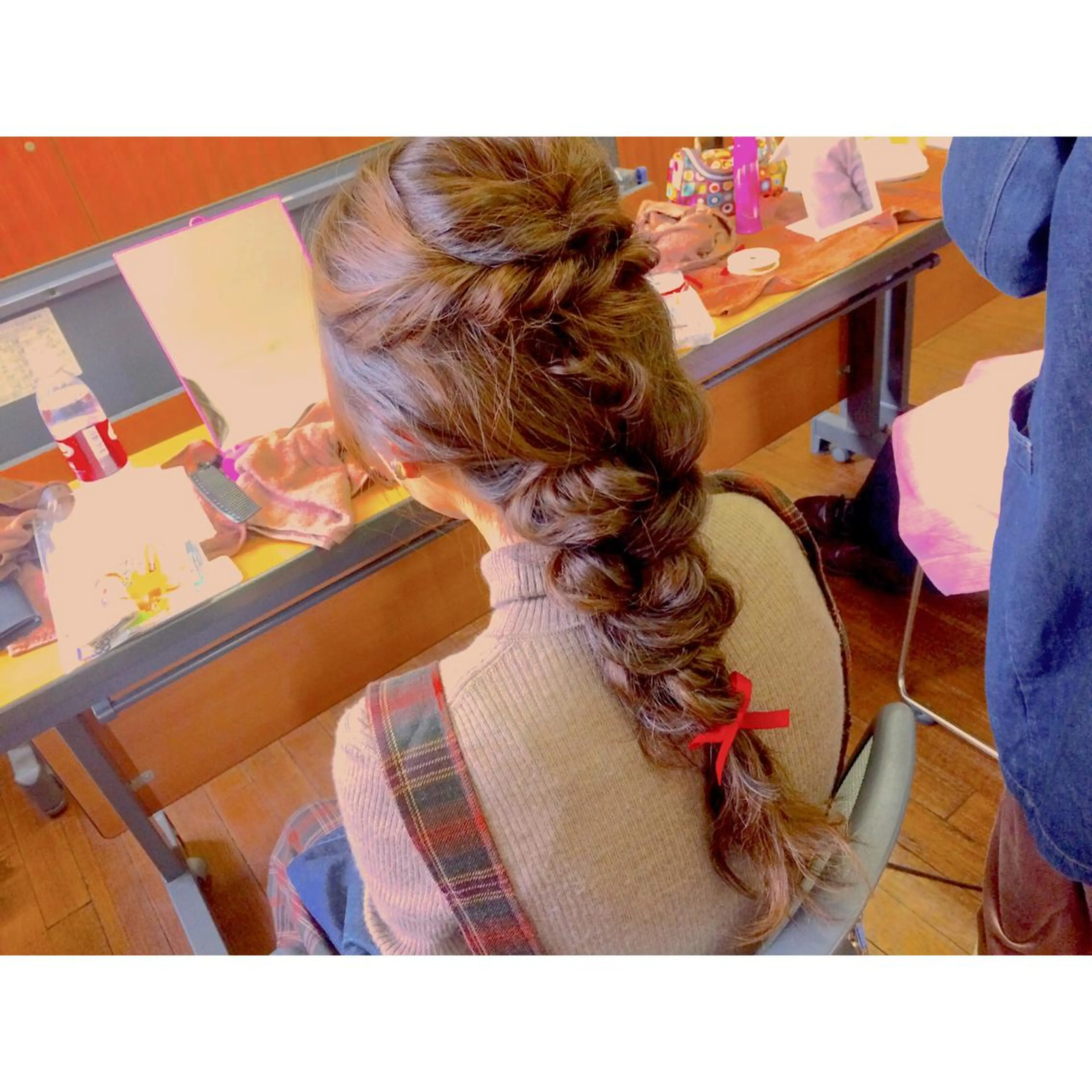 ヘアアレンジ 藤井 菜緒のヘアスタイル