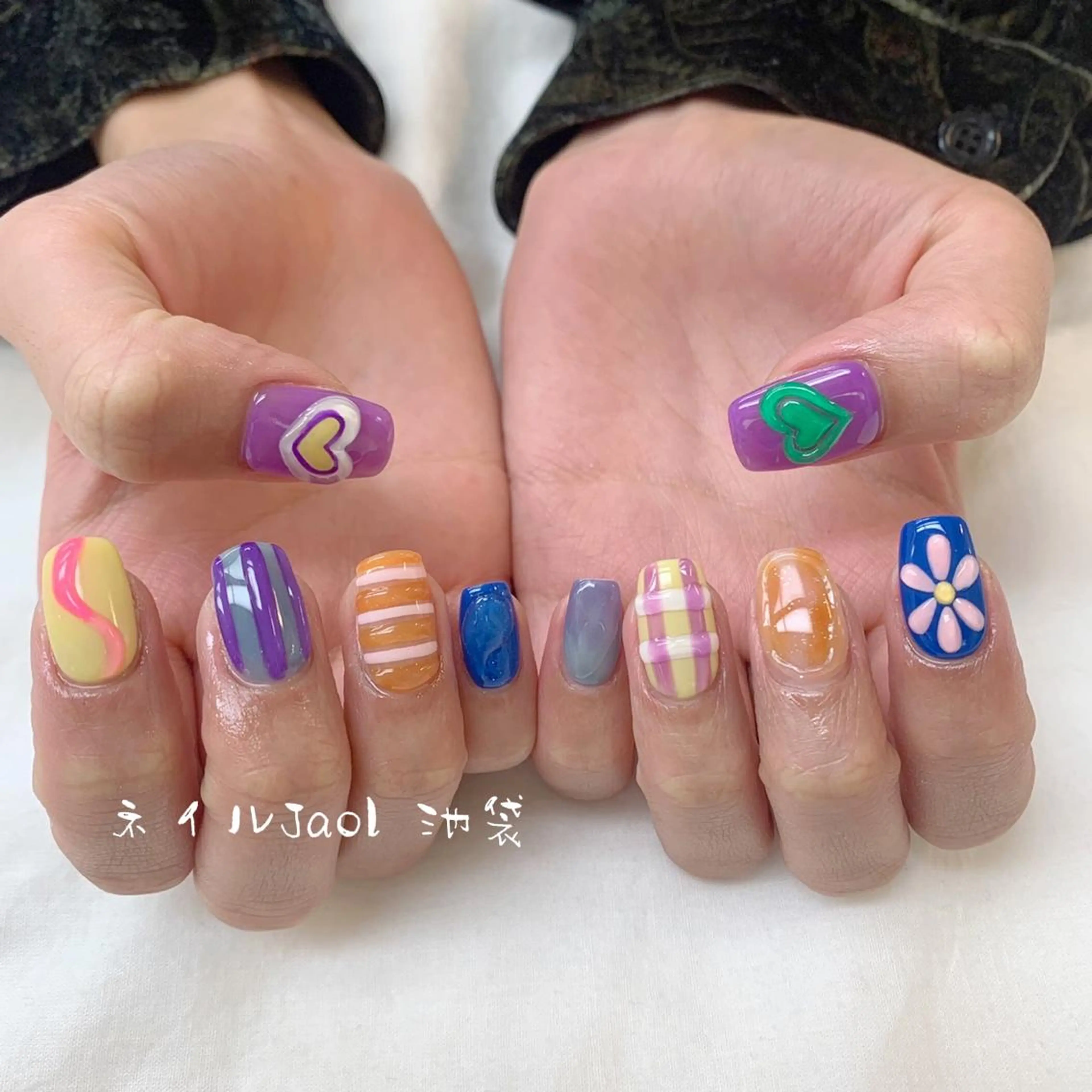 ミディアム nail jaol池袋店所属・ネイルJaol 池袋のネイルデザイン