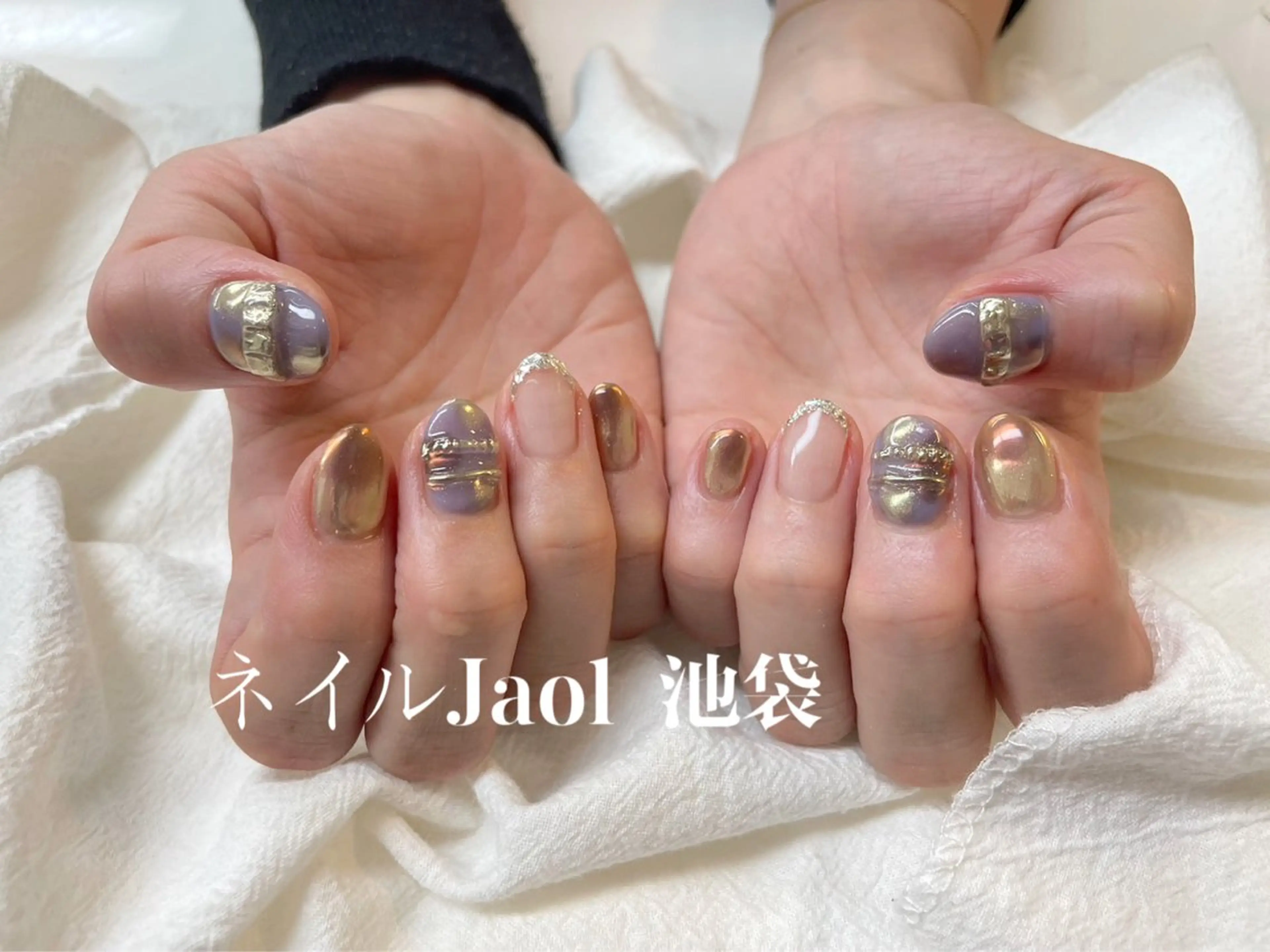 ショート ハンドネイル nail jaol池袋店所属・ネイルJaol 池袋のネイルデザイン