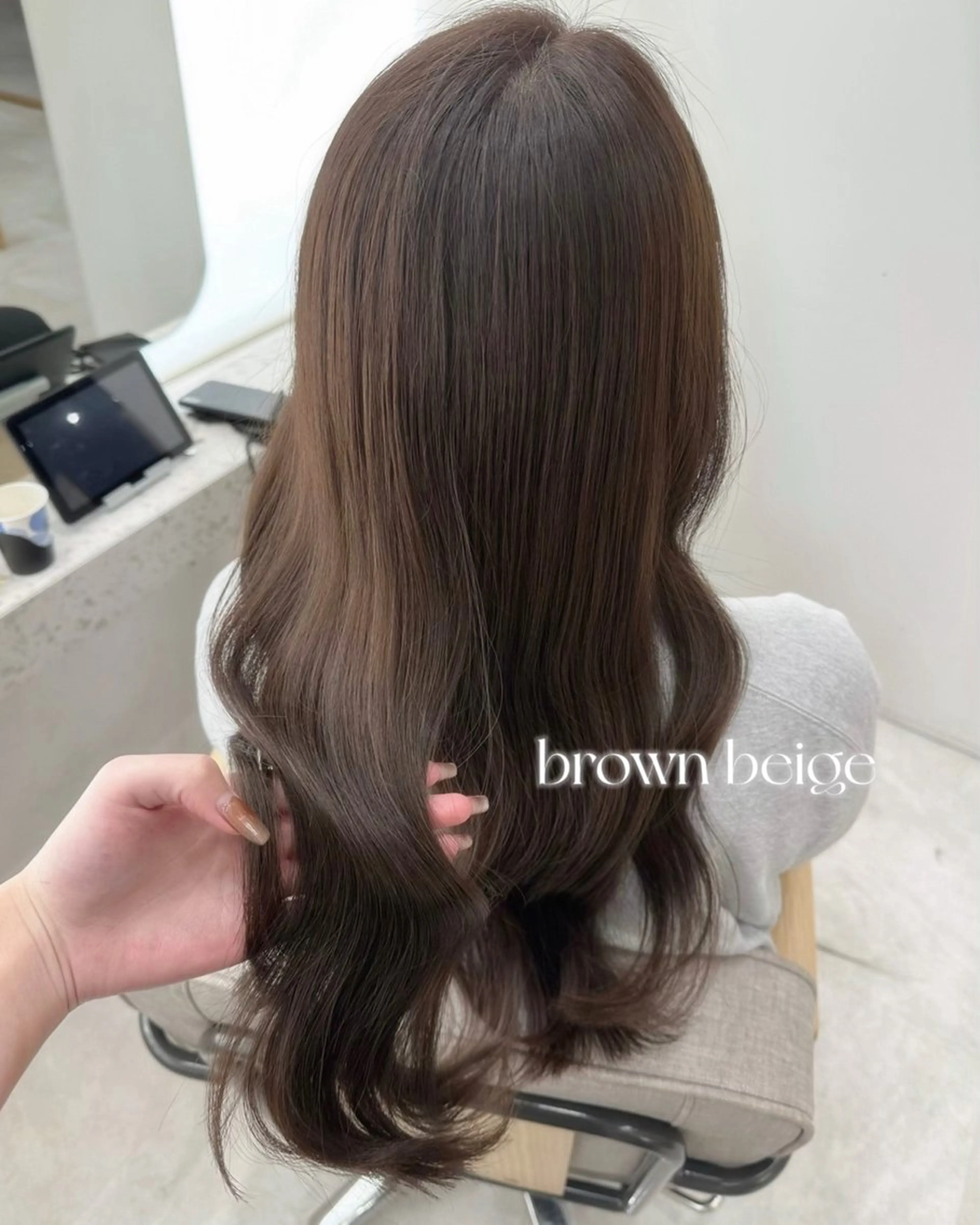 ロング カラー 🍓韓国ヘア レイヤ ーカット🍓笠原 葵のヘアスタイル