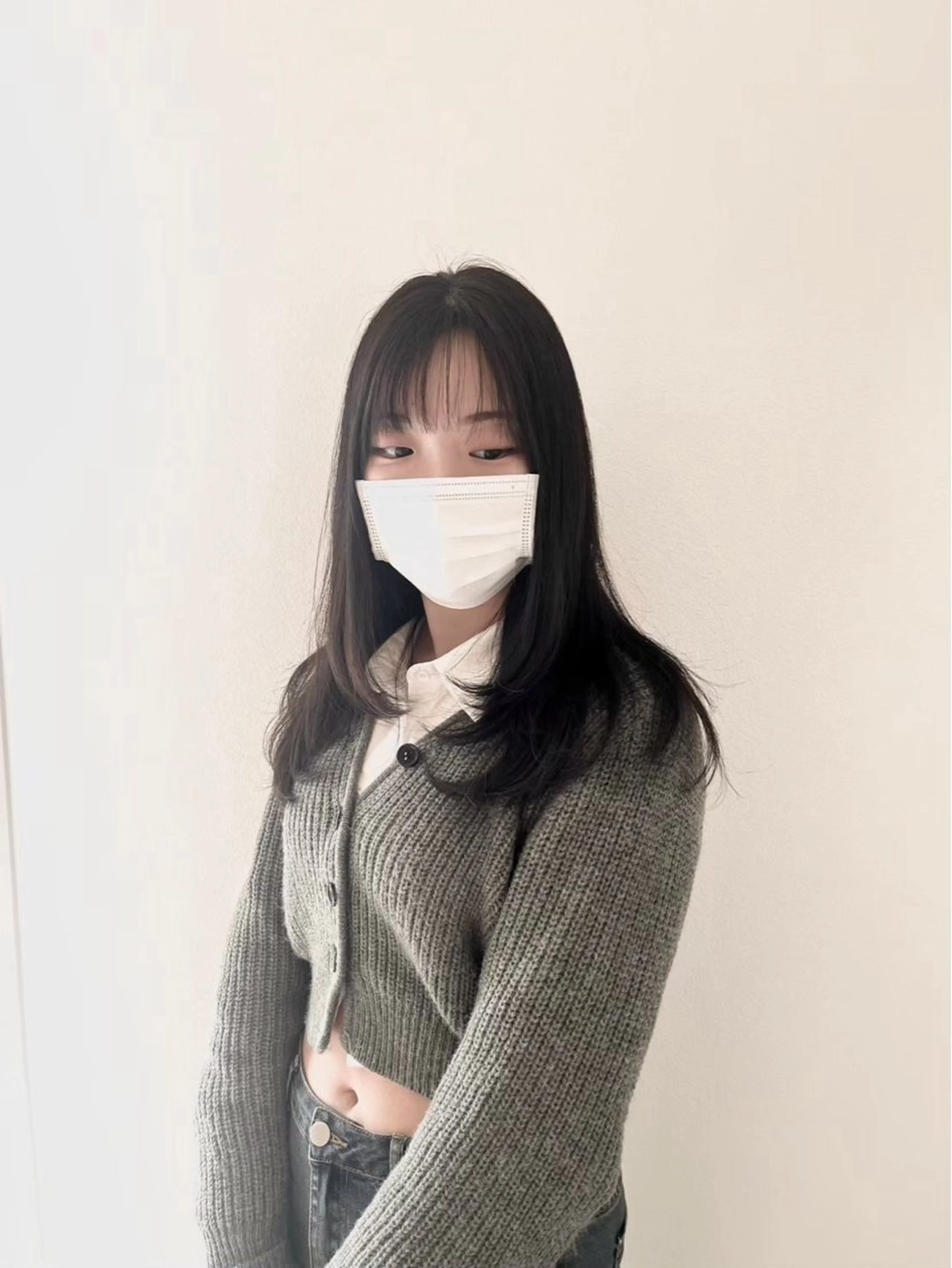 カラー ヘアカラー 透明感カラー🦋艶髪 イヴカ💙のヘアスタイル