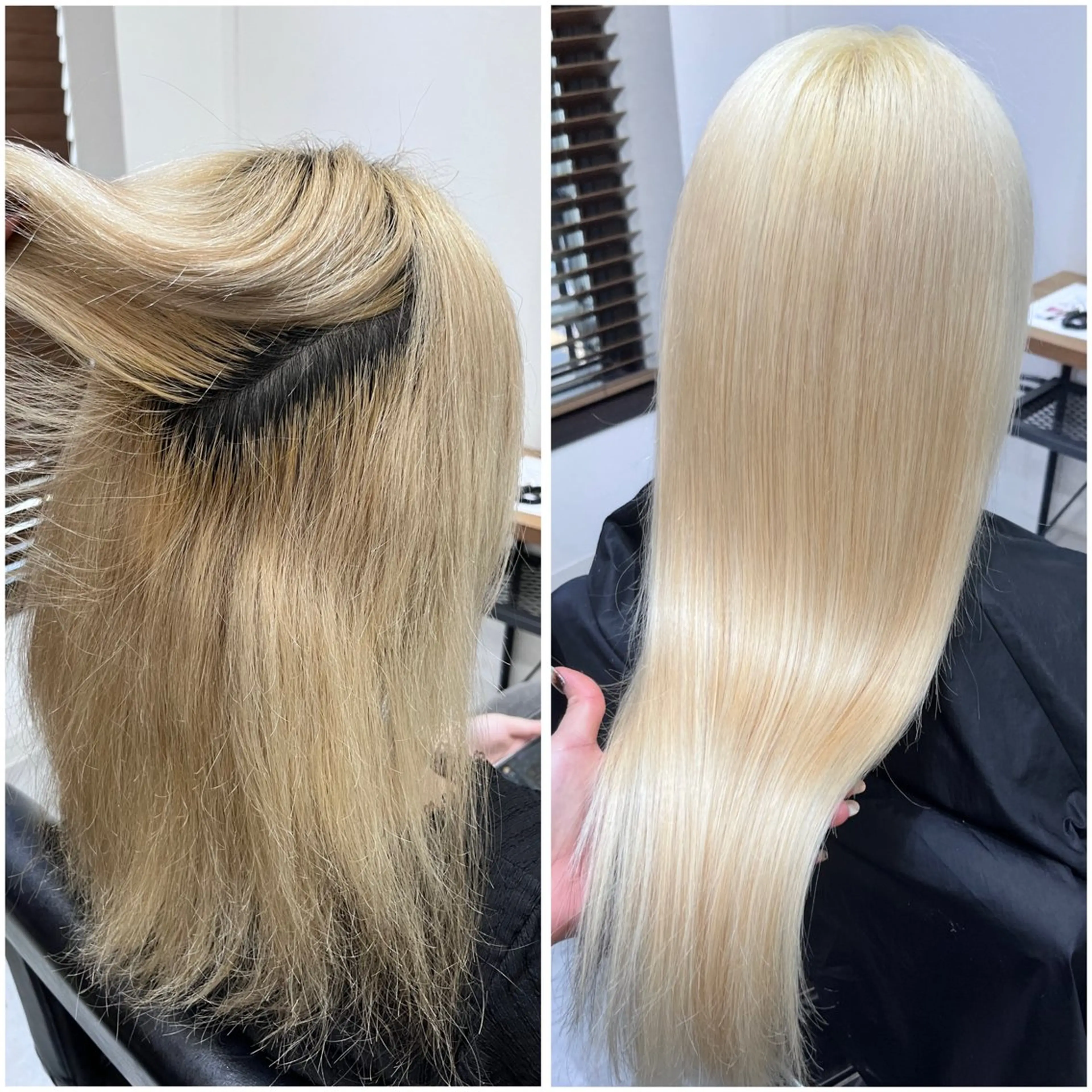 ロング カラー シールエクステ 抜きっぱなしブロンド ブロンド エクステ ヘアカラー トリートメント エクステ MAKO ❤️🔥NEXTのヘアスタイル