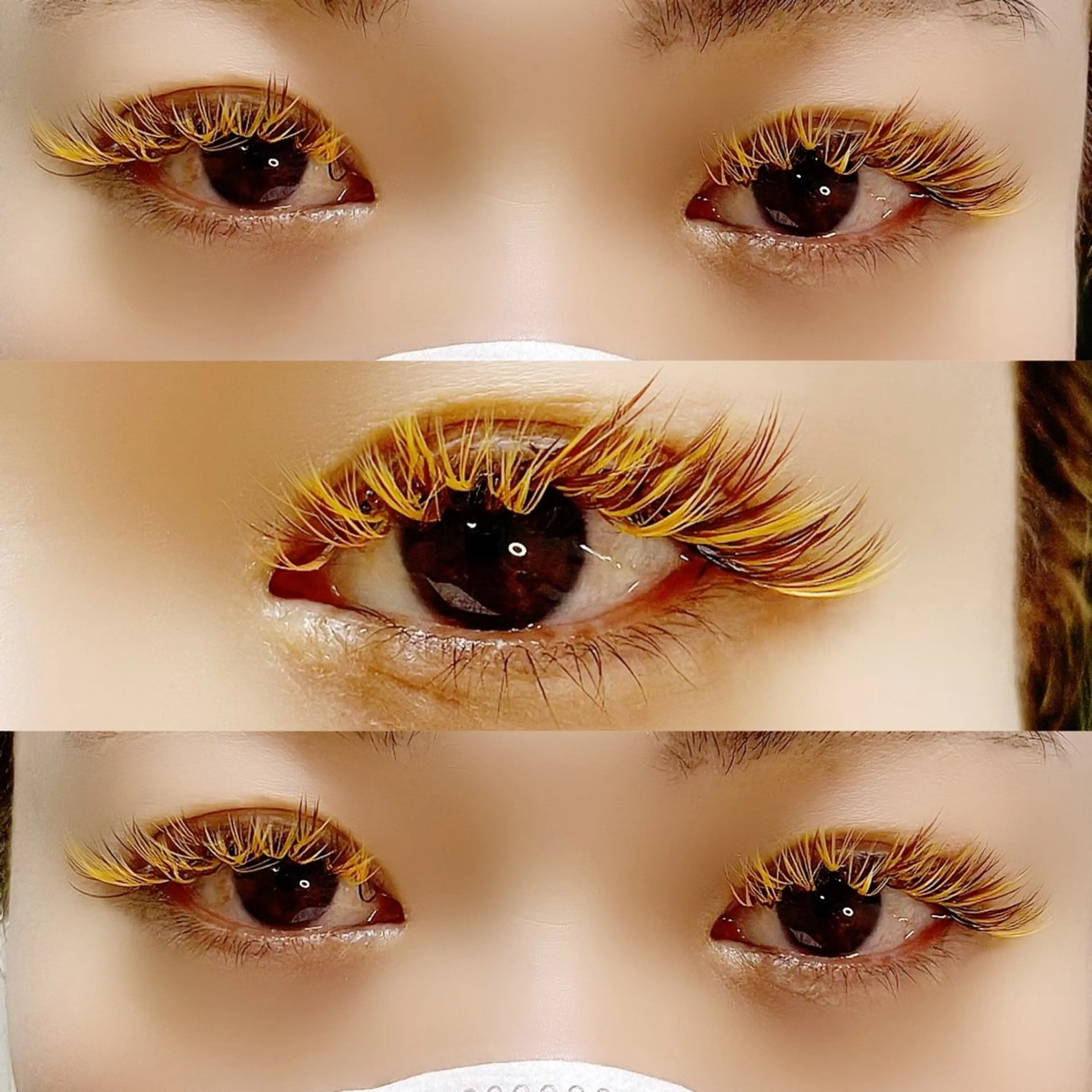 マツエク・マツパ 付け放題 カラーマツエク ボリュームラッシュ マツエク linda lashesのマツエク・マツパデザイン