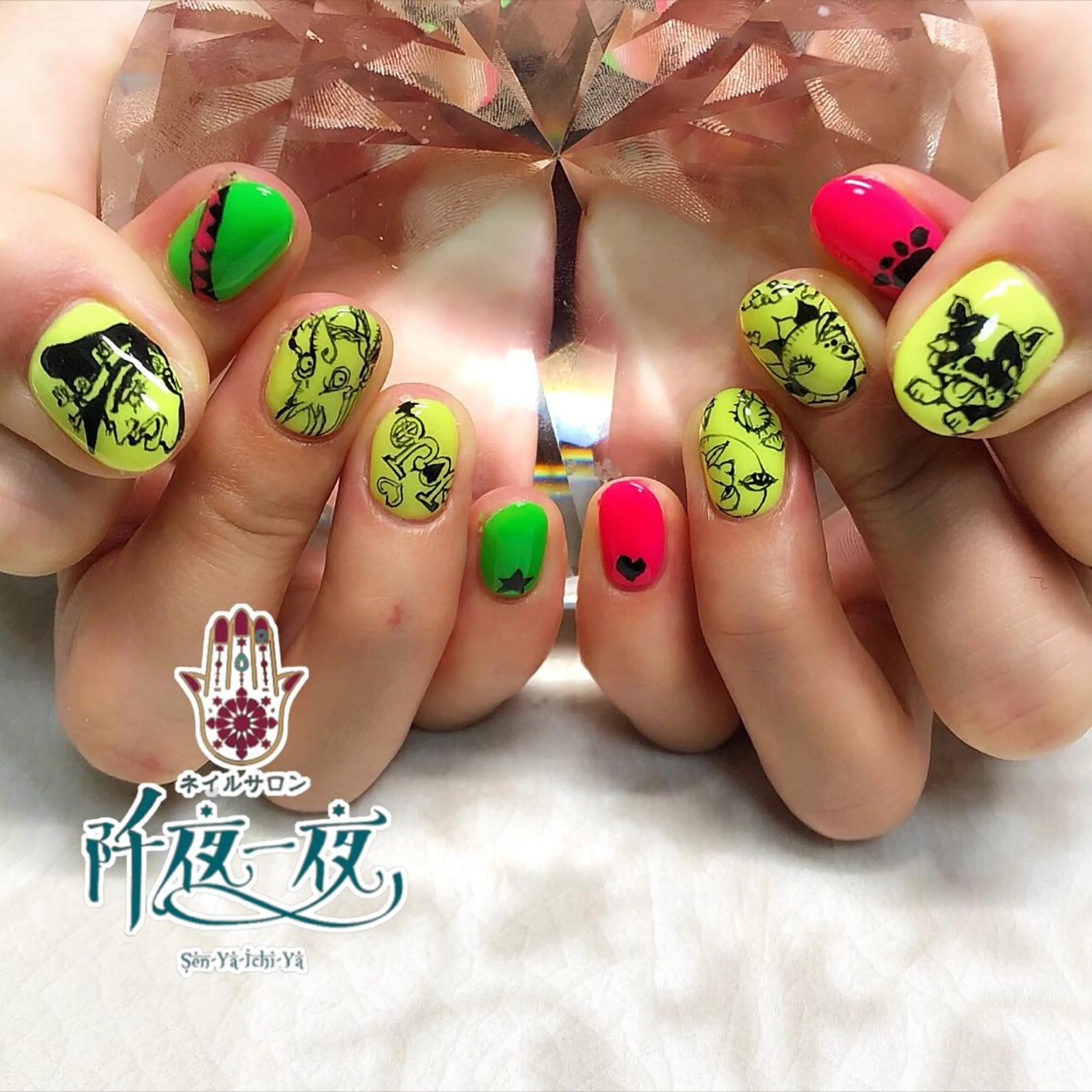 ネイル 六本木ネイル阡夜一夜 当日＆持ち込み歓迎のネイルデザイン