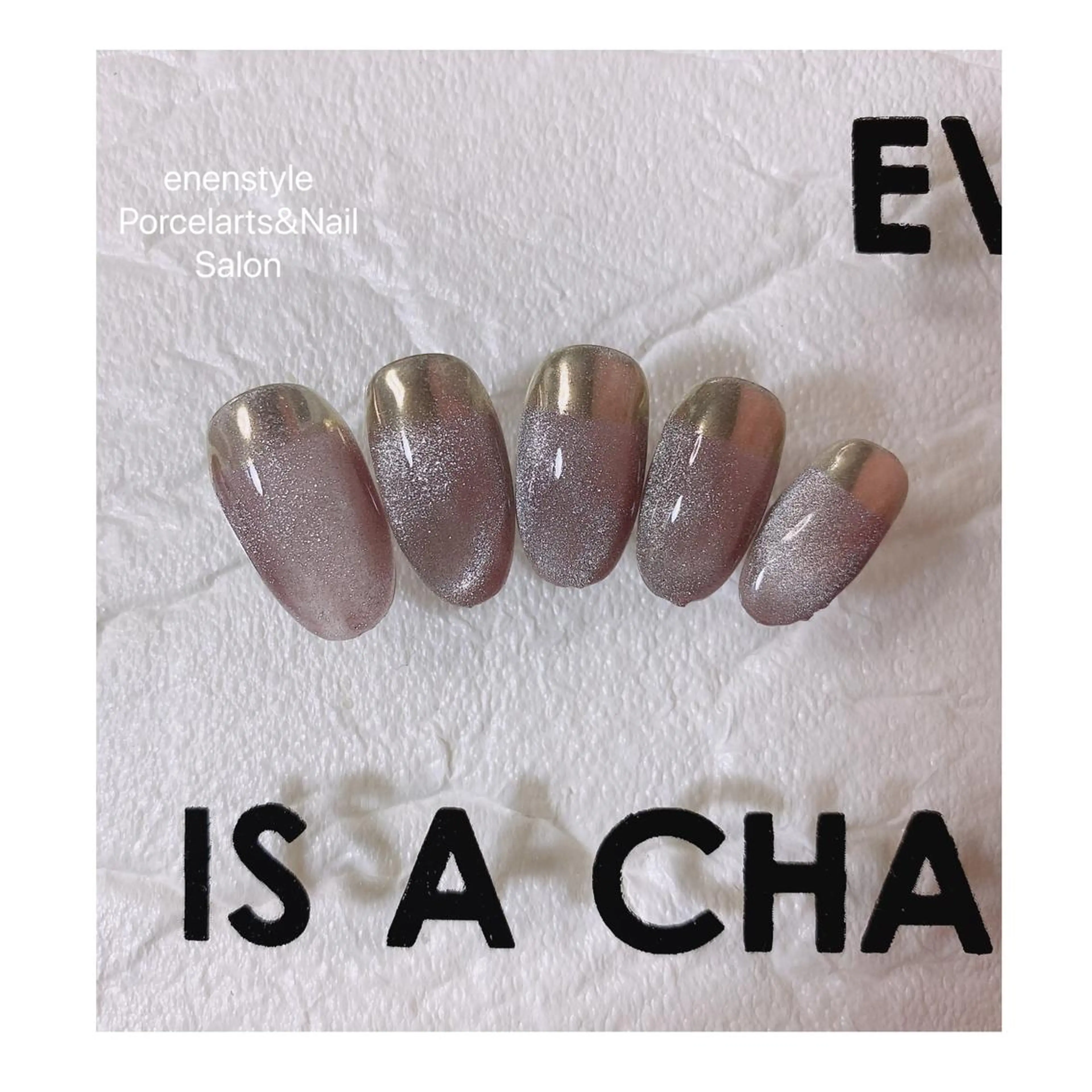 ミディアム ネイル ハンドネイル 👑enen style👑のネイルデザイン