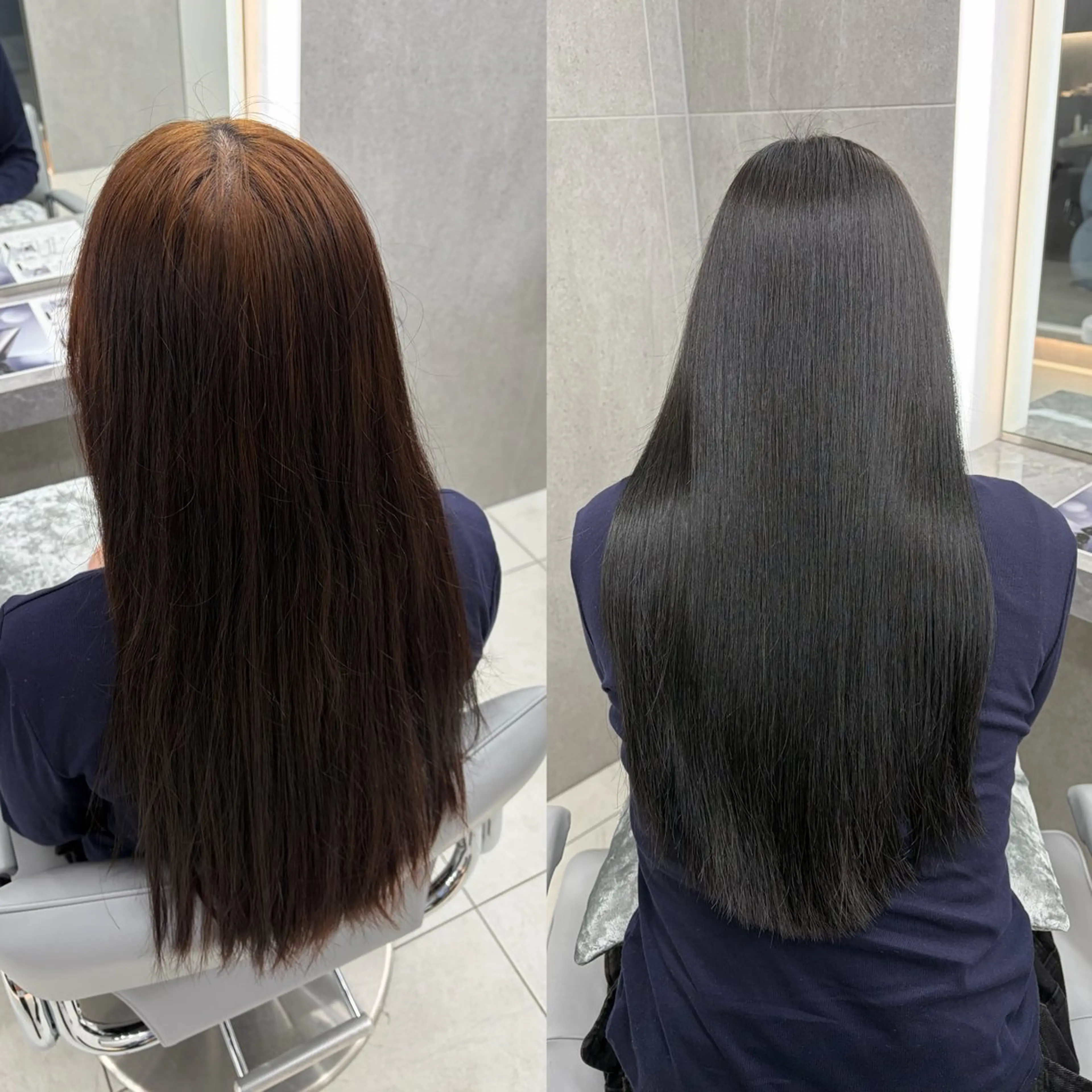 ロング カラー トリートメント 小川 咲彩のヘアスタイル