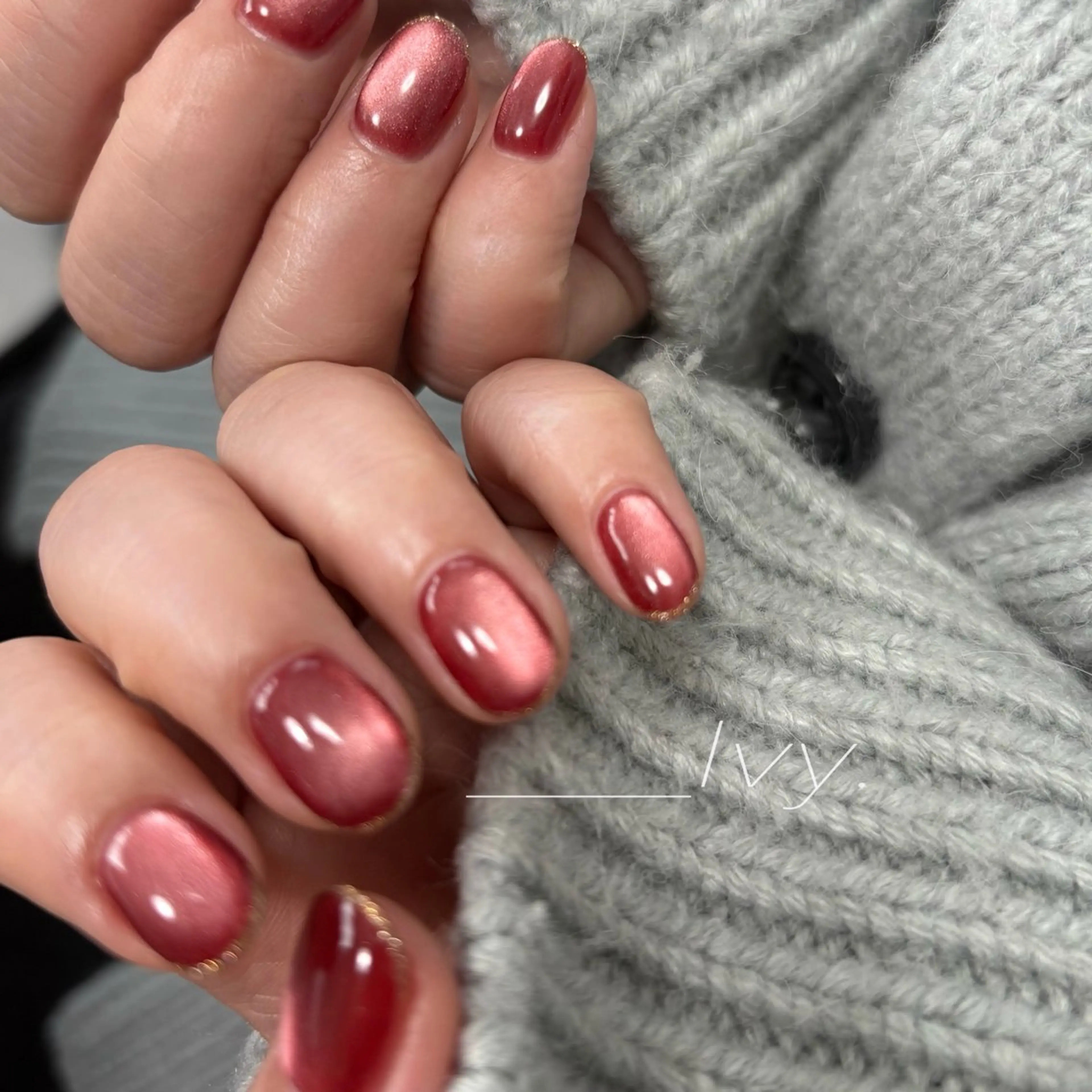 ネイル ラメ(グリッター) ハンドネイル ハンドケア Ivy所属・nail salon Ivy【放出】のネイルデザイン