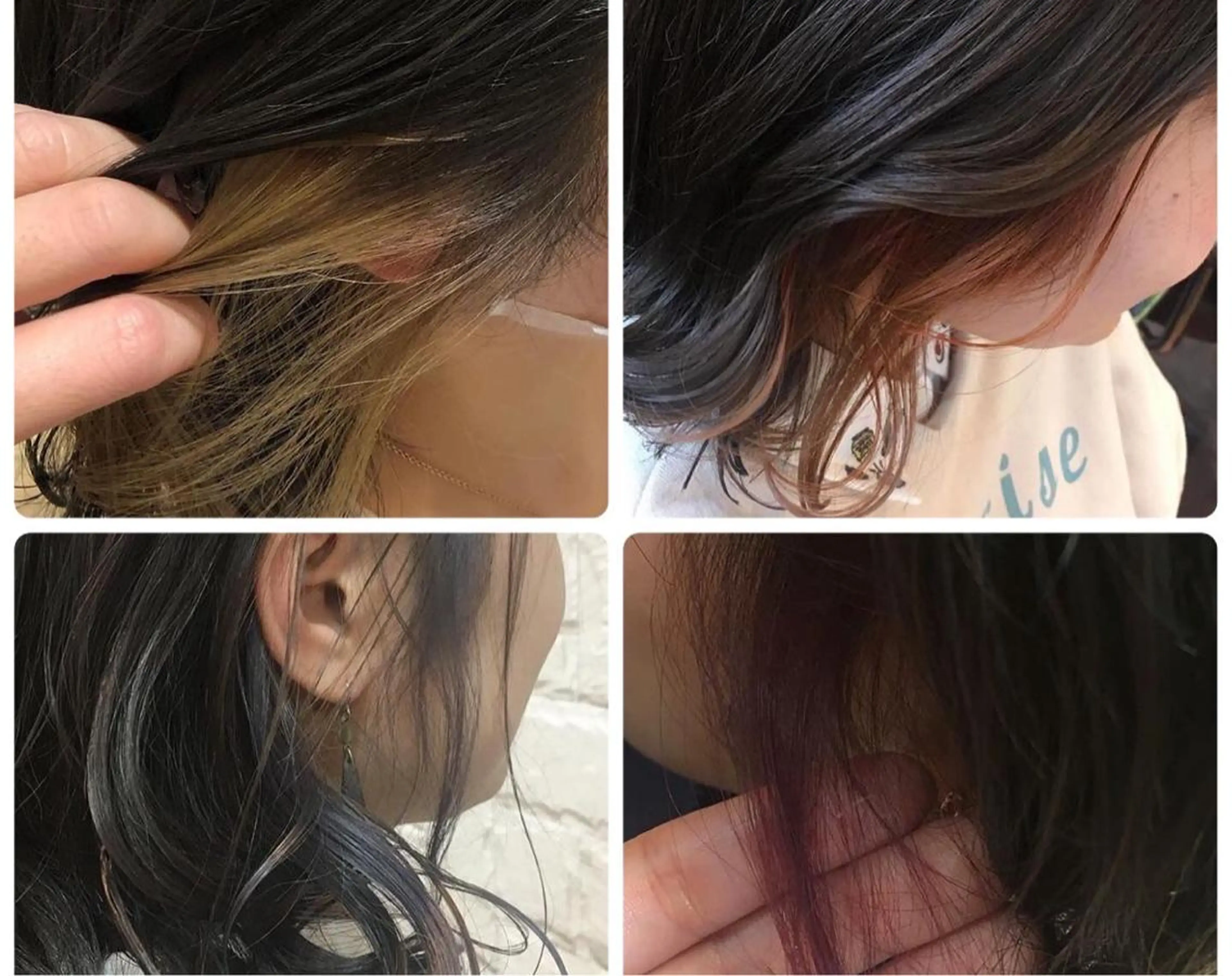 カラー イヤリングカラー インナーカラー ✨🌿大人可愛い愛さ れhair🌿✨松本のヘアスタイル