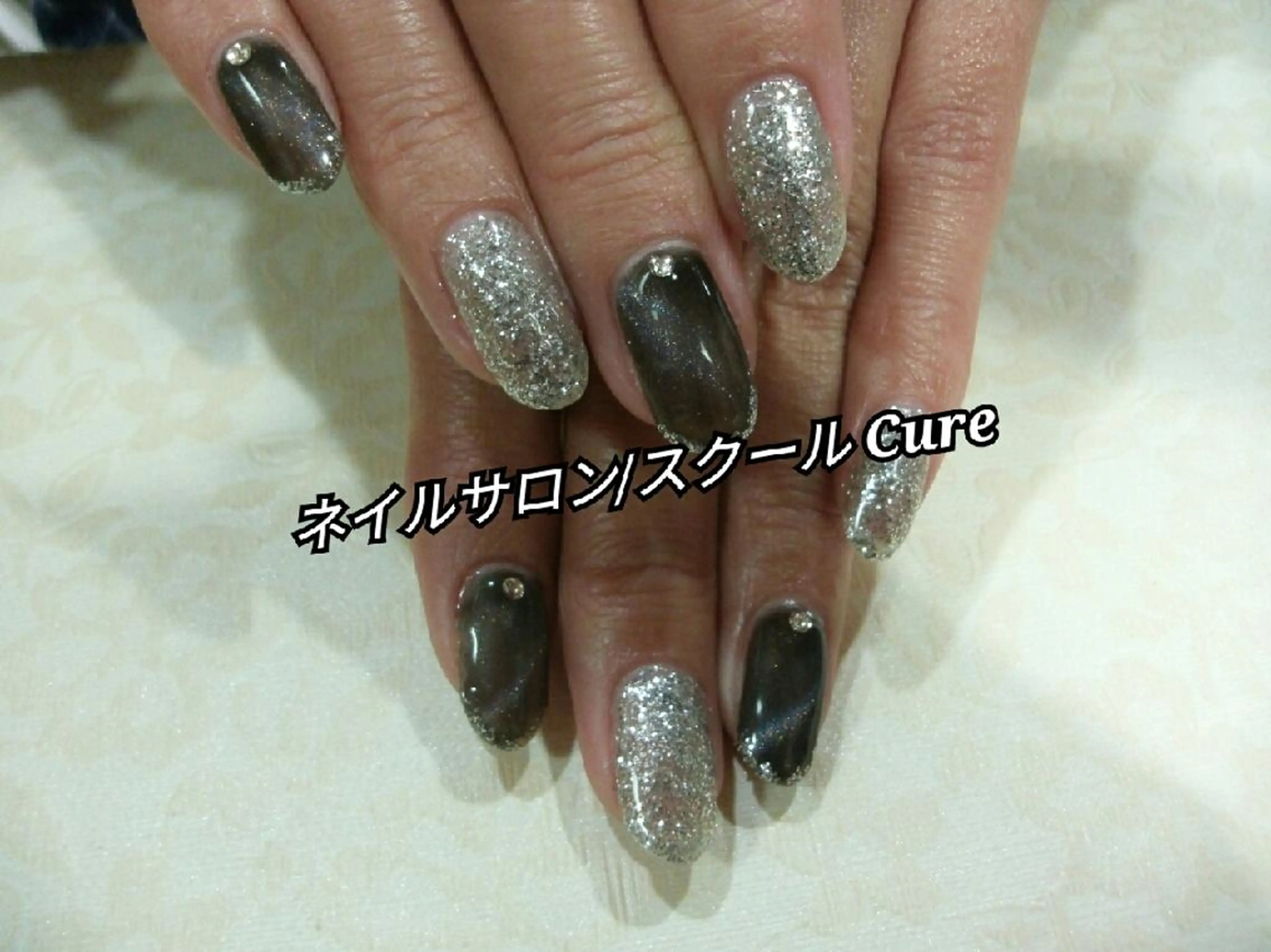 ミディアム ネイル ネイルサロン Cureのネイルデザイン