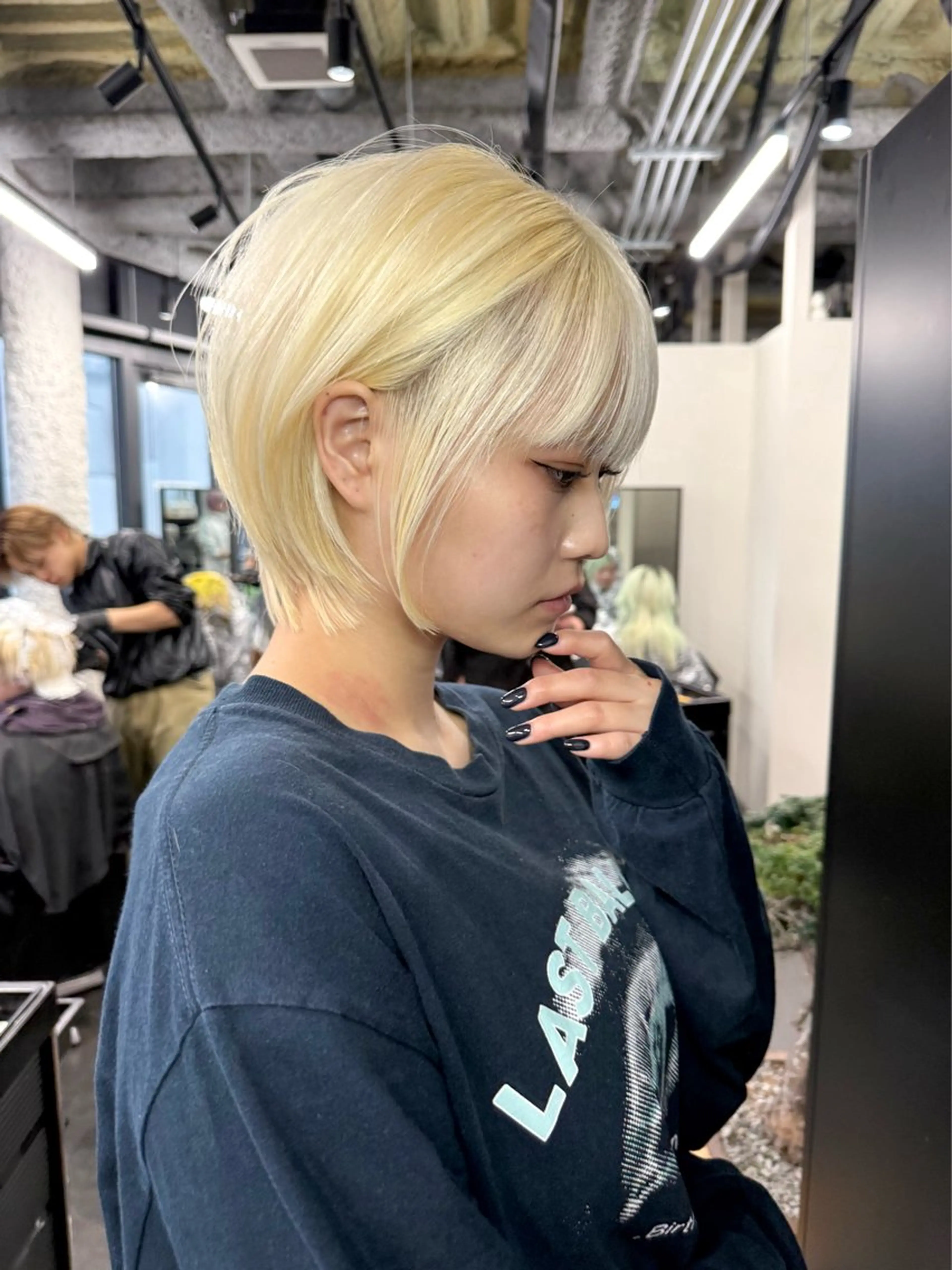 ショート ショートヘア カット ヘアカラー トリートメント 秋山 輝星のヘアスタイル