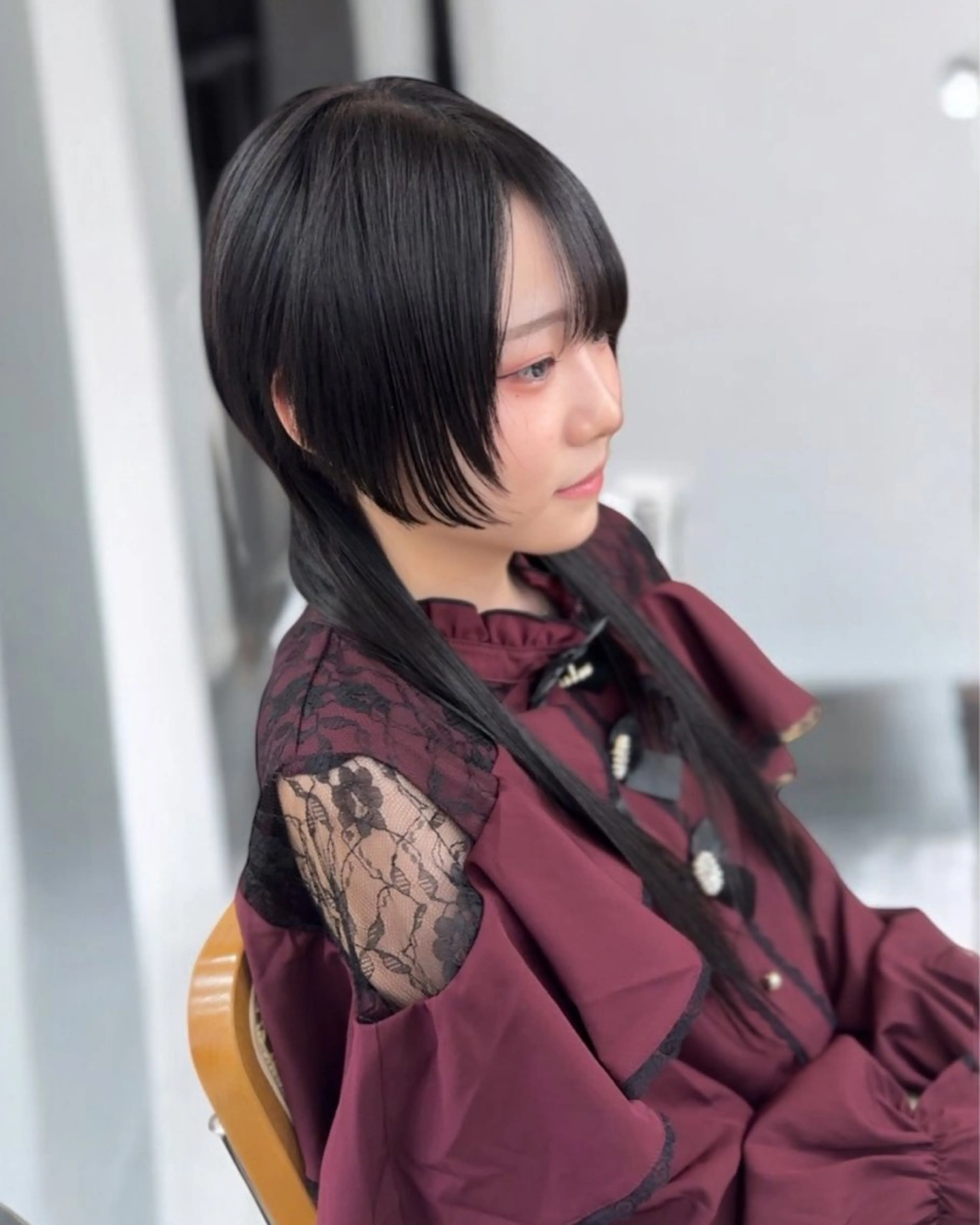 ロング ハイレイヤー レイヤーカット ロング ウルフカット カット 🌺ウルフカット職人 新垣渚🐺のヘアスタイル