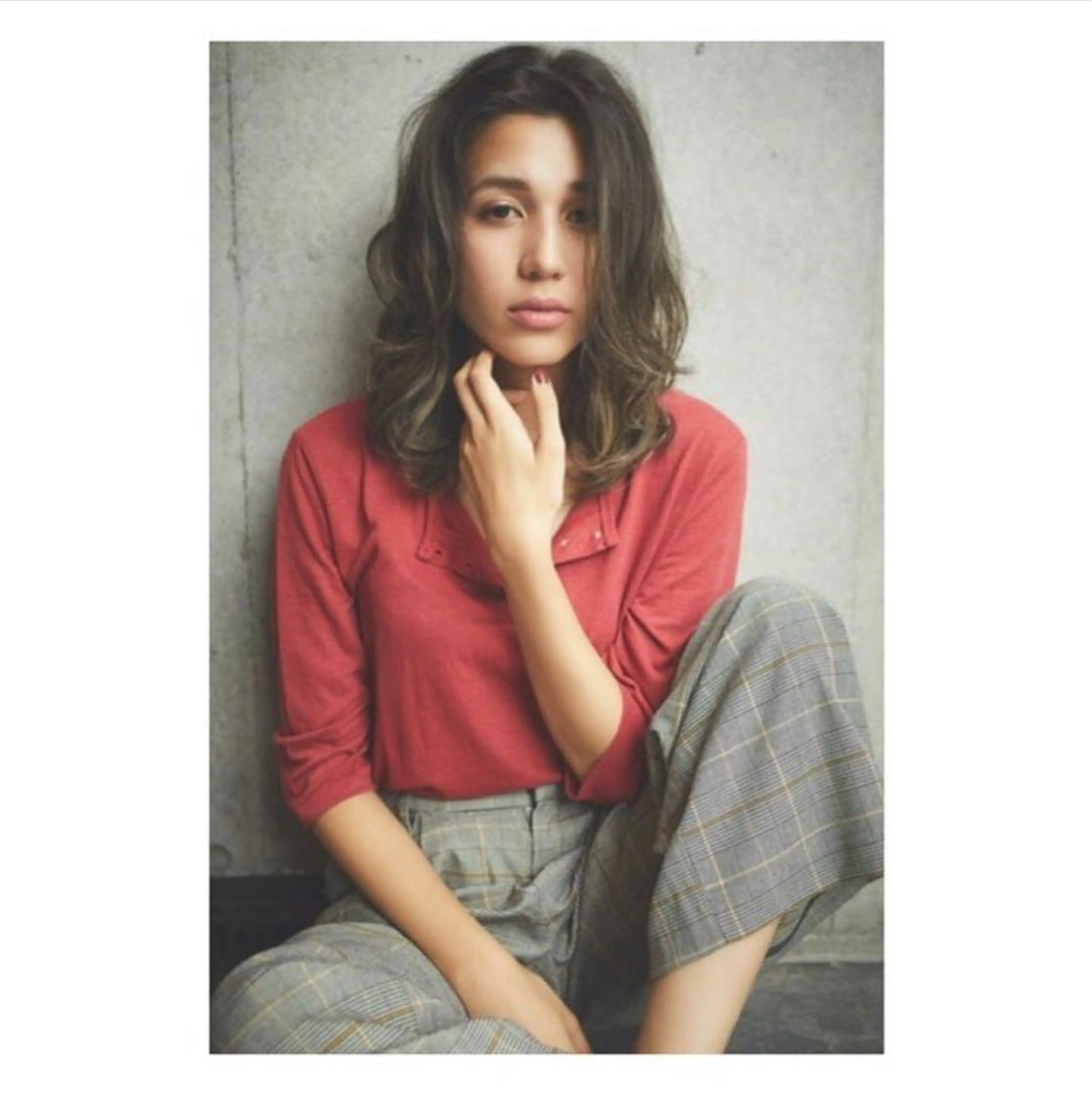 セミロング カラー 丸の内美容師🌿 兒玉　直のヘアスタイル