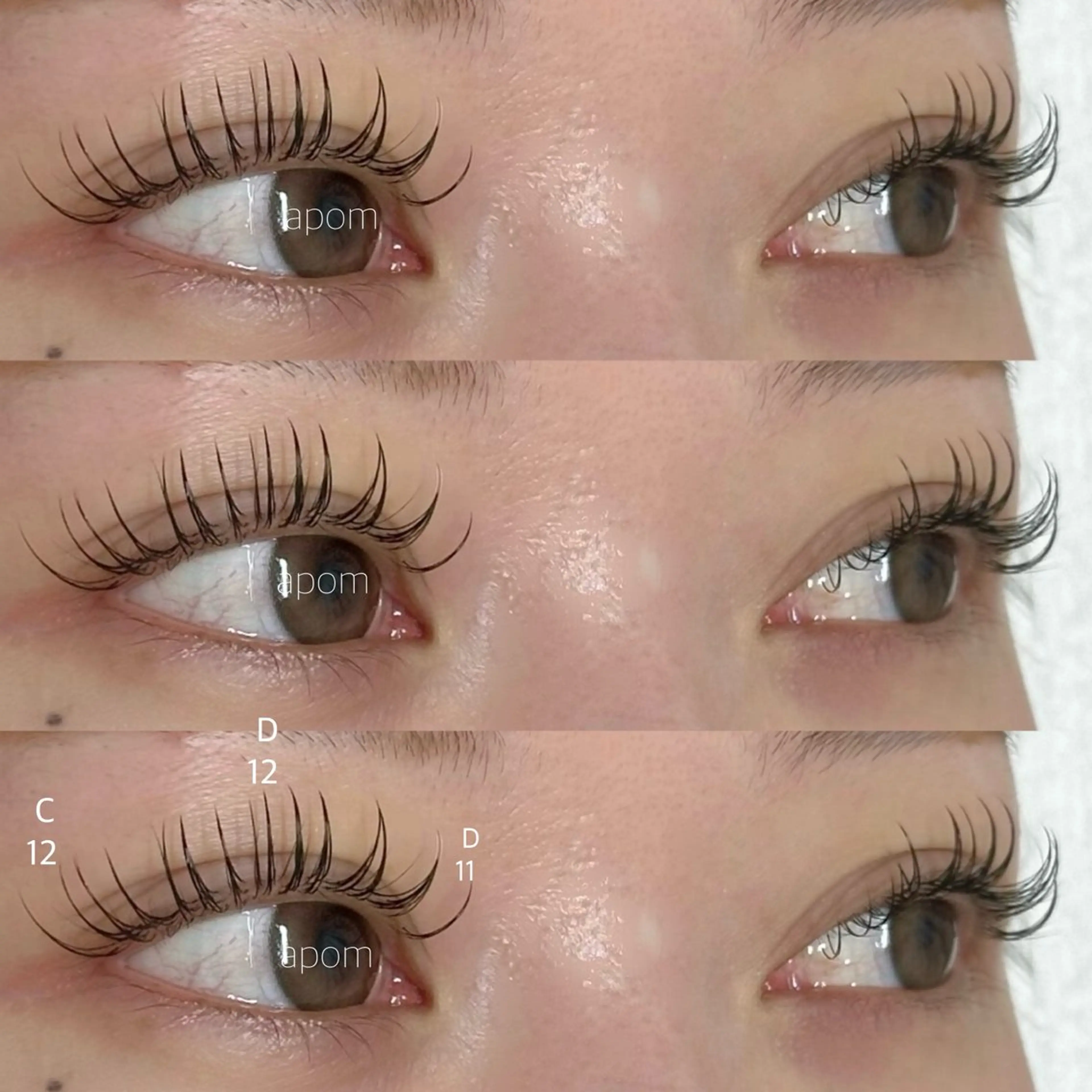 韓国風束感仕上げ🩵コーティング付フラットラッシュ140本初回オフ込の写真