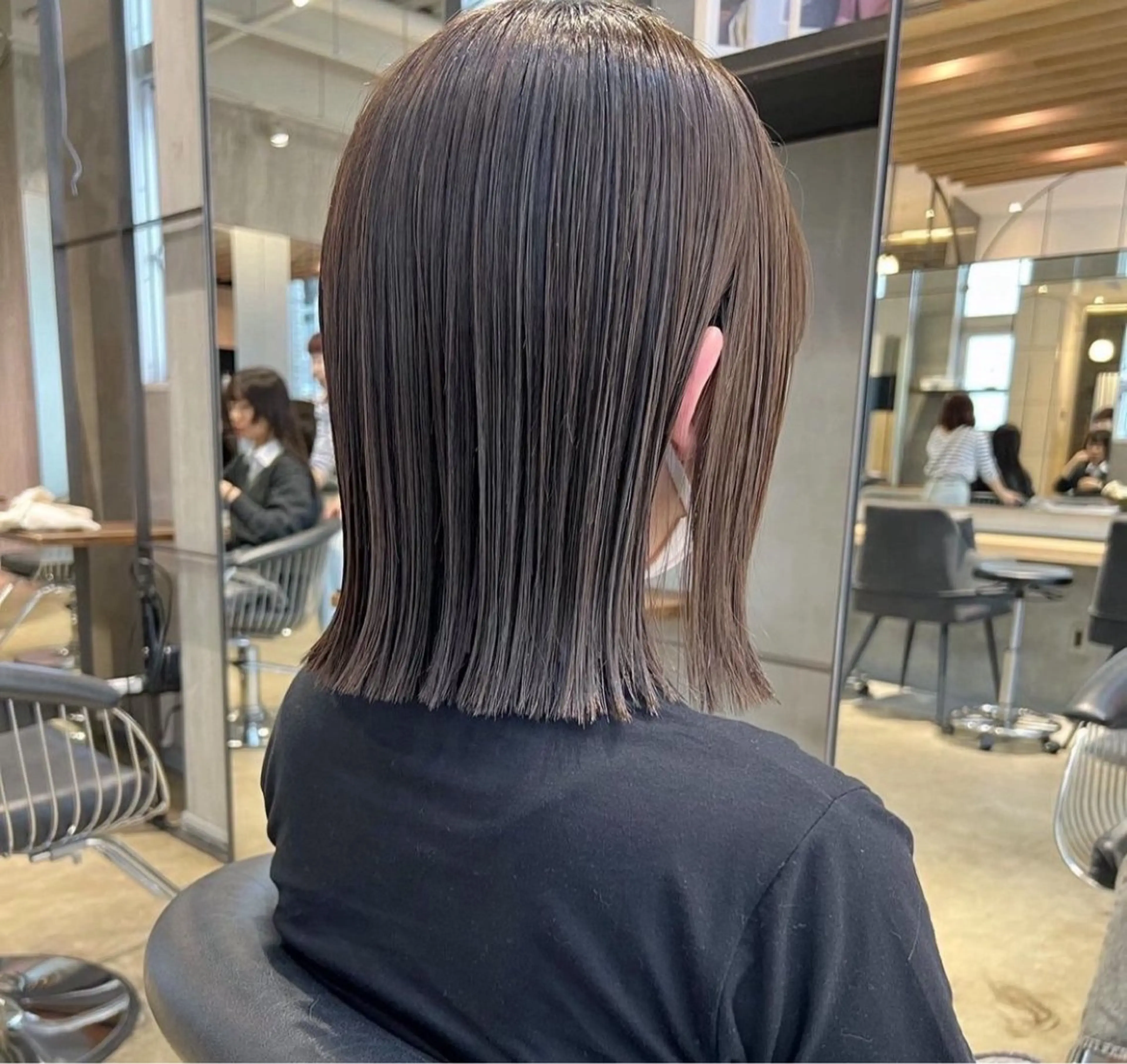 ミディアム 一條 乃亜のヘアスタイル