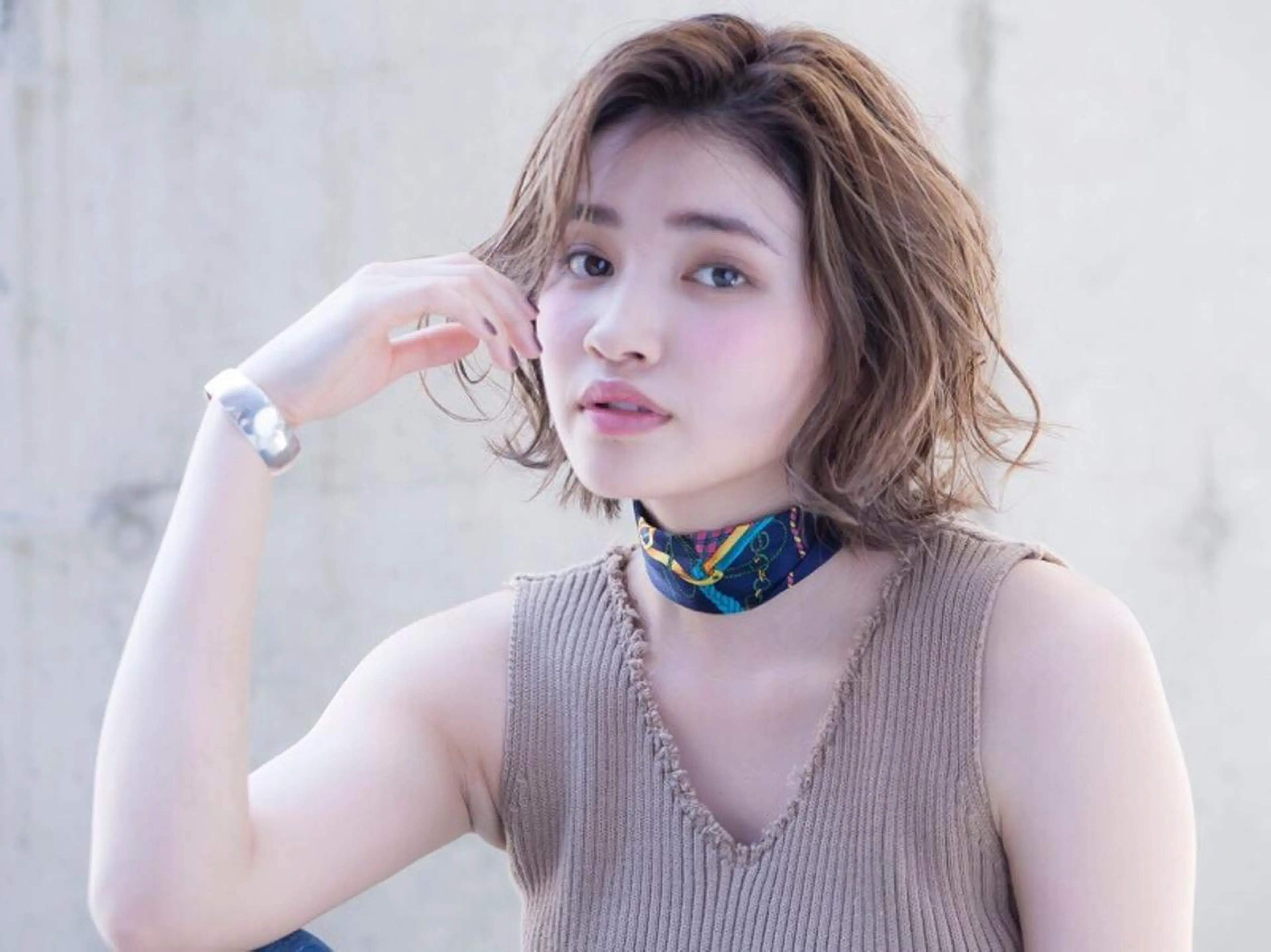 ミディアム カラー 髪質改善/艶髪 🫧高橋湧也のヘアスタイル