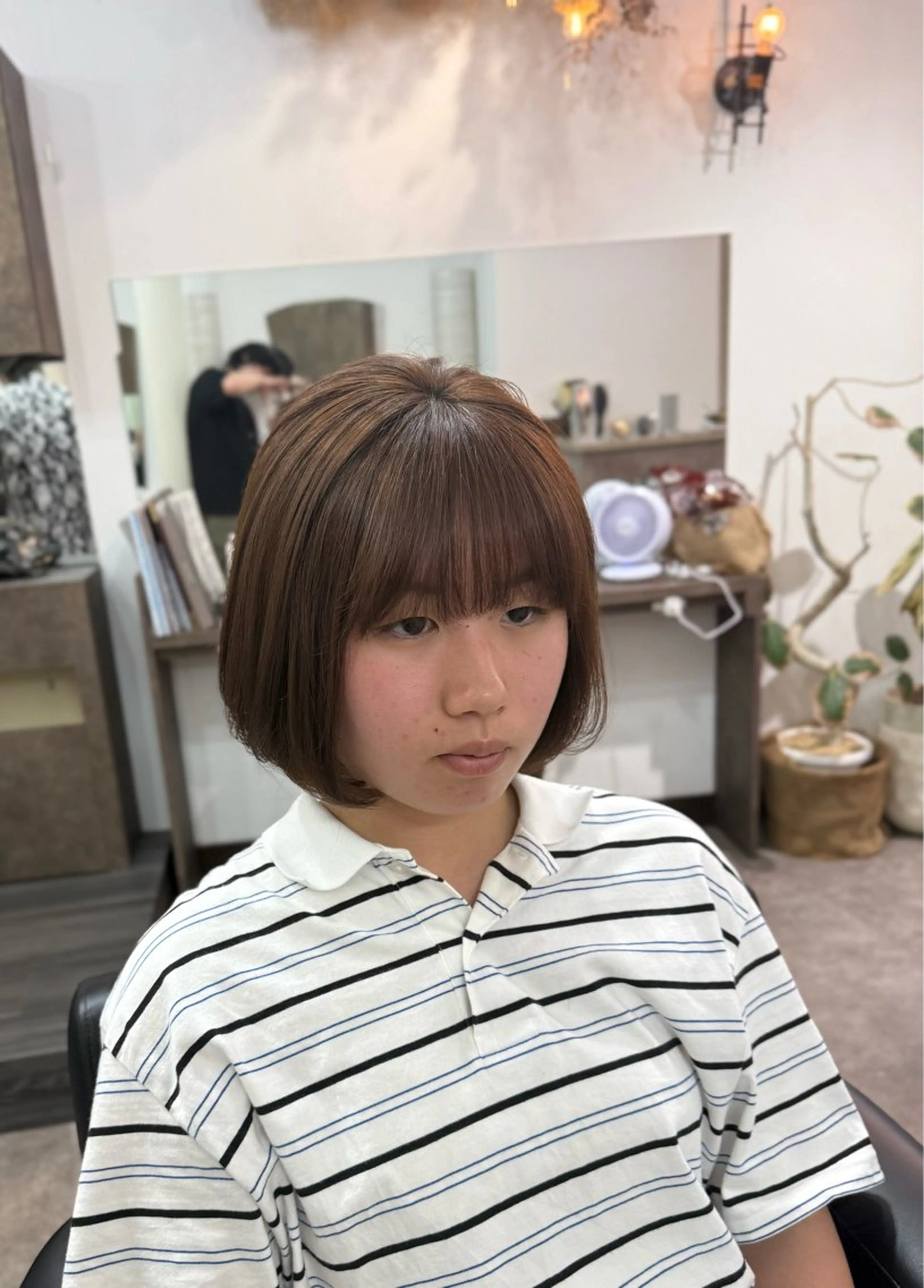 カット（ショート、ボブ、くびれヘアから選べる）➕シャンプーブロー込み➕ワンカールヘアセットの写真