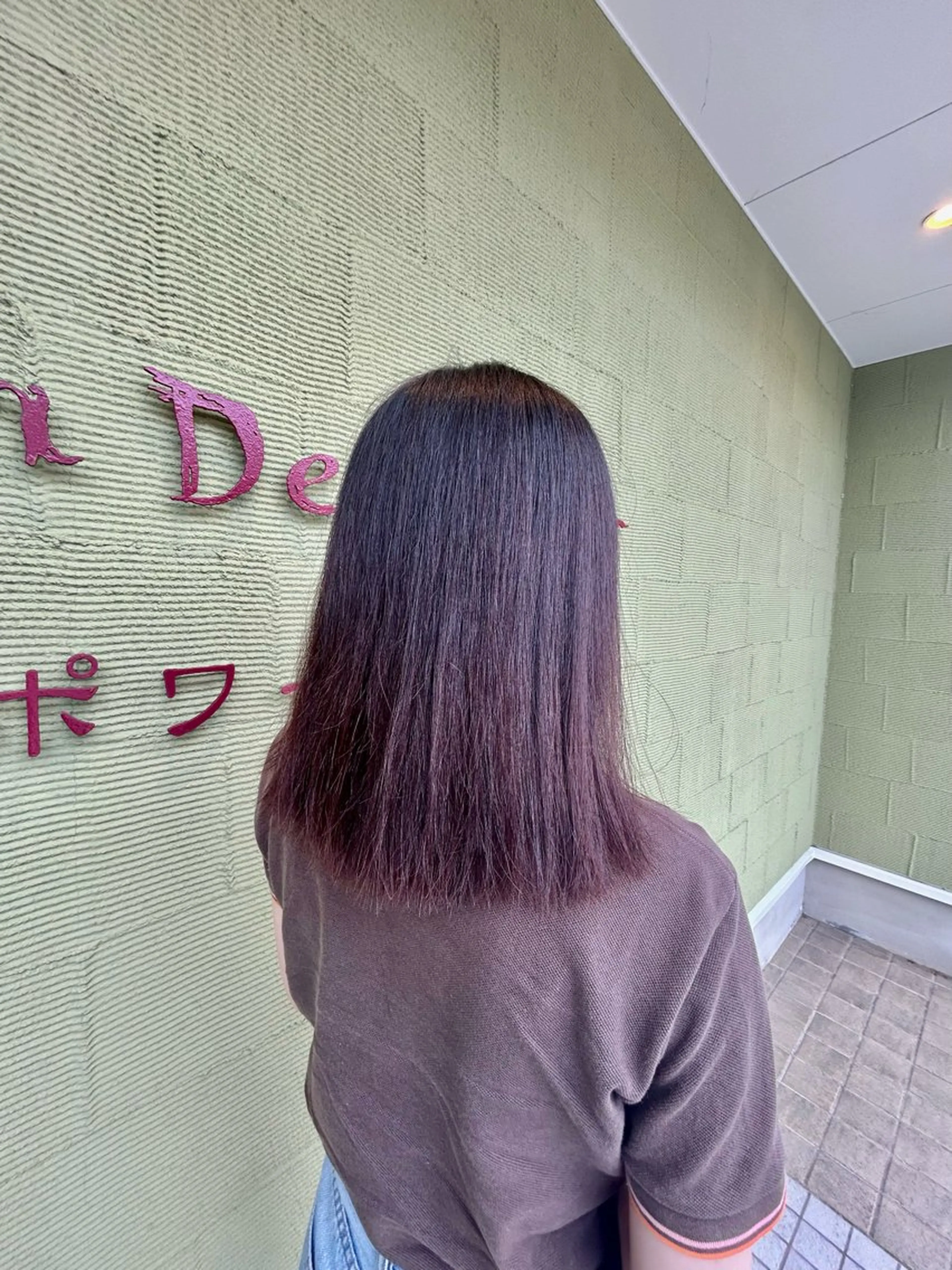 ミディアム 坂口 遥香のヘアスタイル