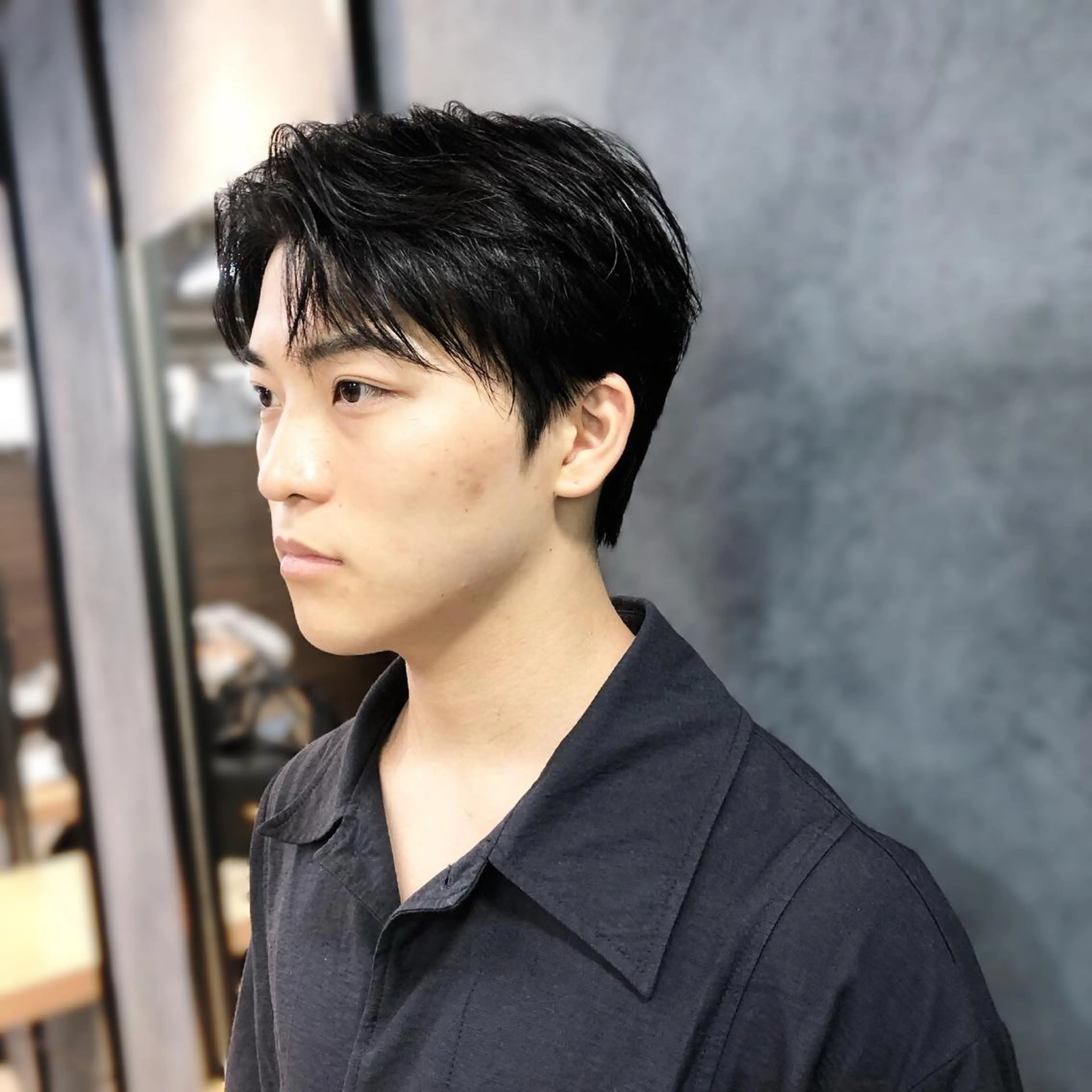 ヘアアレンジ メンズ メンズ韓国風 カット トリートメント ヘアセット ainico+所属・メンズ特化✂️栗原 侑也のヘアスタイル