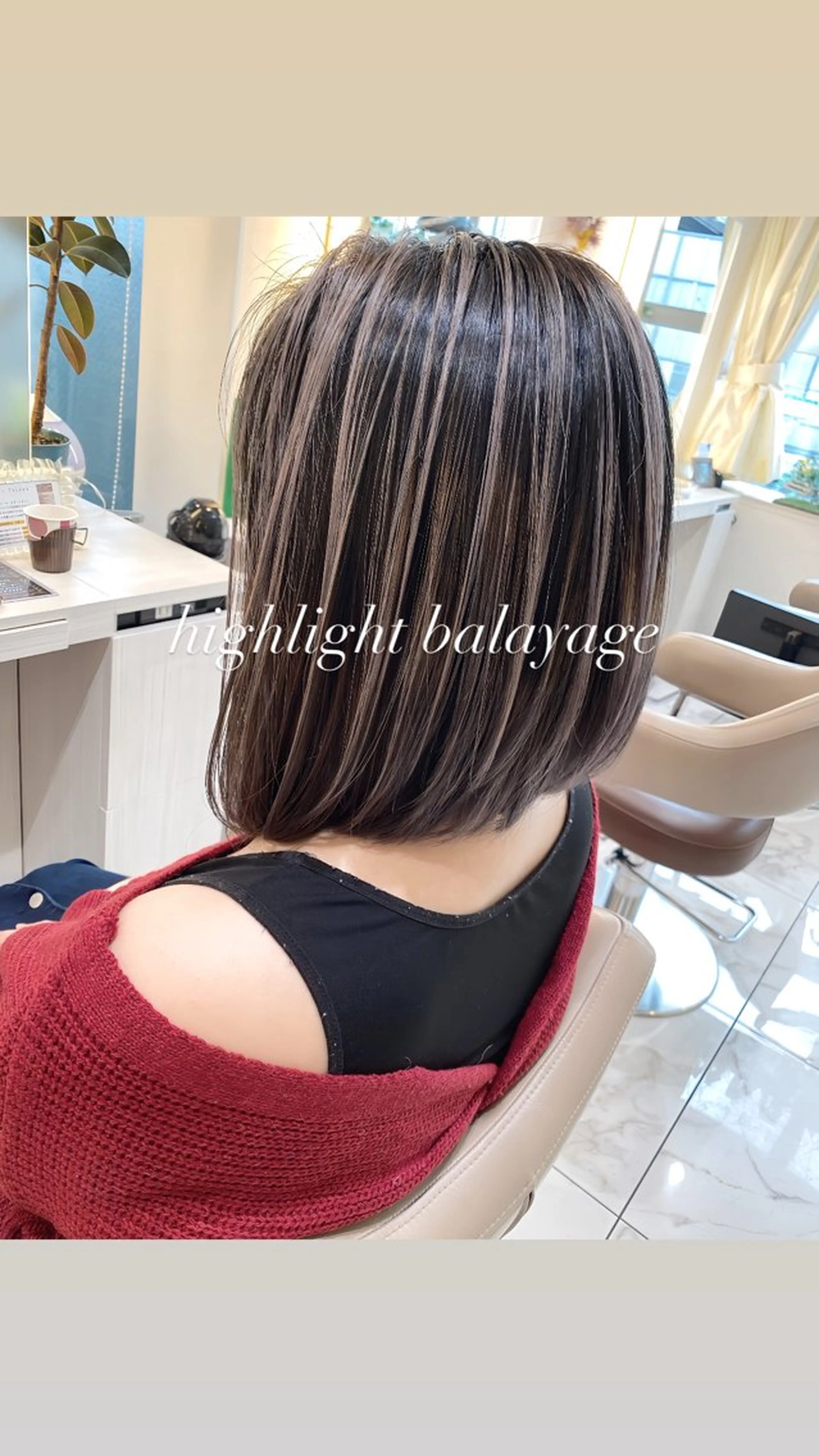 ミディアム カラー バレイヤージュ ベージュカラー 透明感カラー グレージュ ハイライトカラー ヘアカラー トリートメント 大宮/バレイヤージュ 髪質改善/澤田隆誠のヘアスタイル