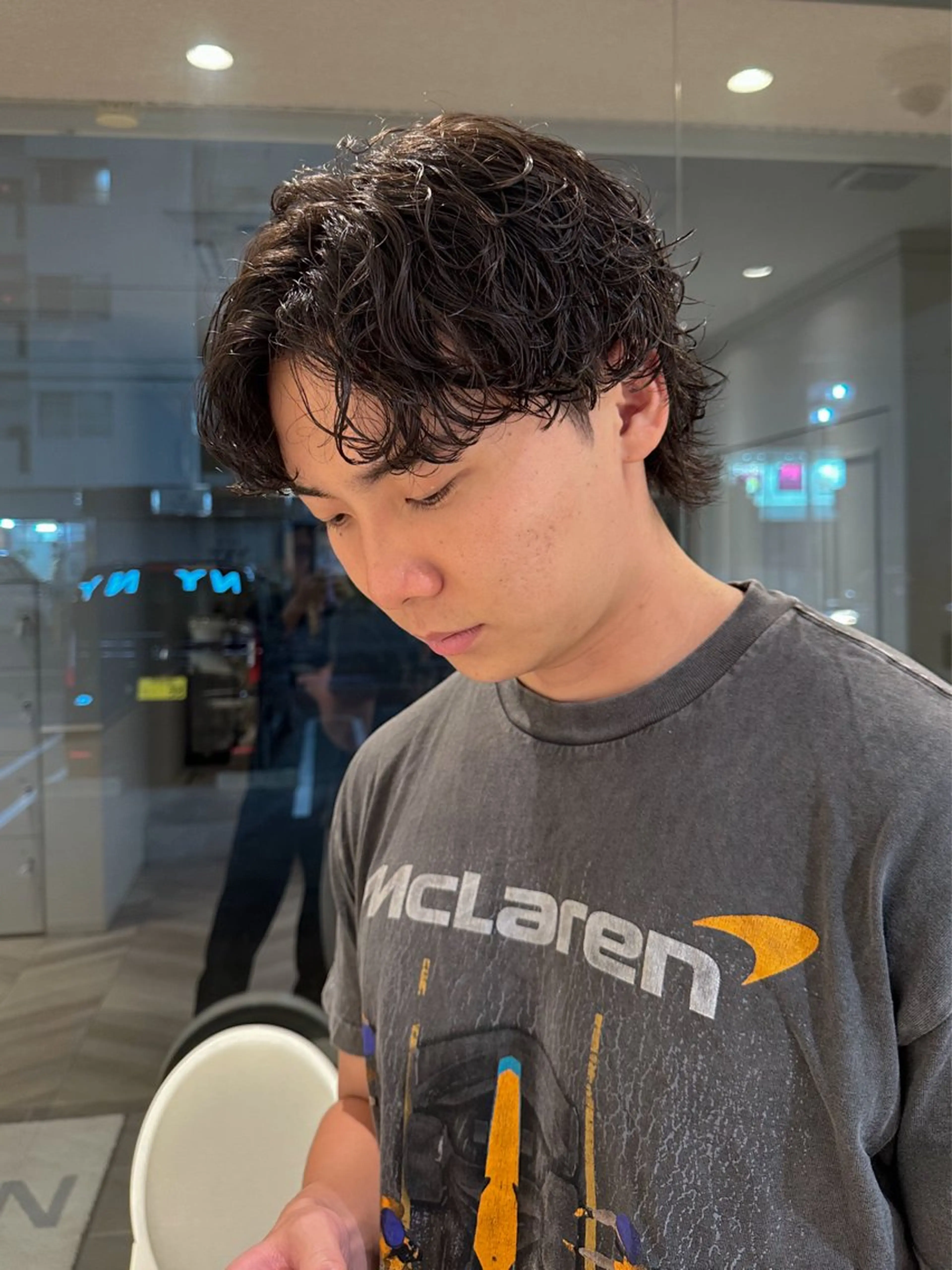 ショート パーマ メンズ パーマ/ハイトーン スパイキー/神田正紀のヘアスタイル