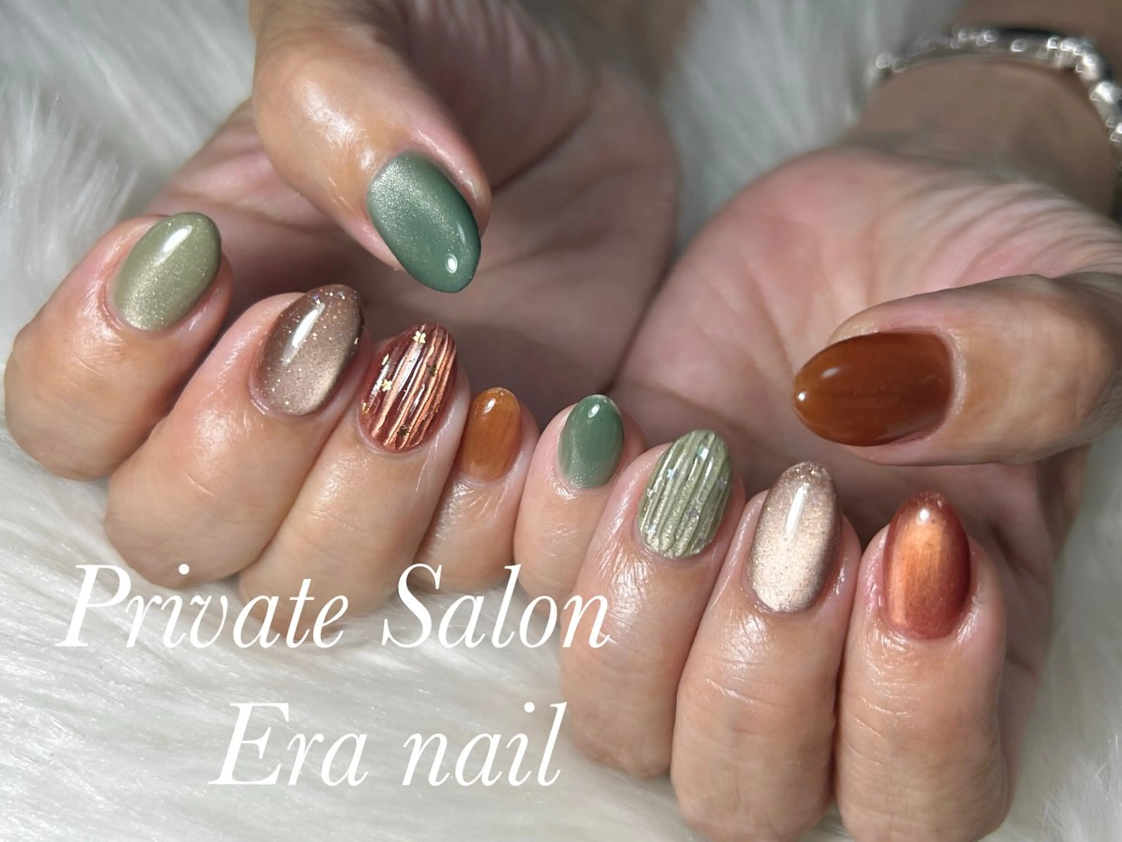 ネイル 持ち込み ハンドネイル Era nailのネイルデザイン