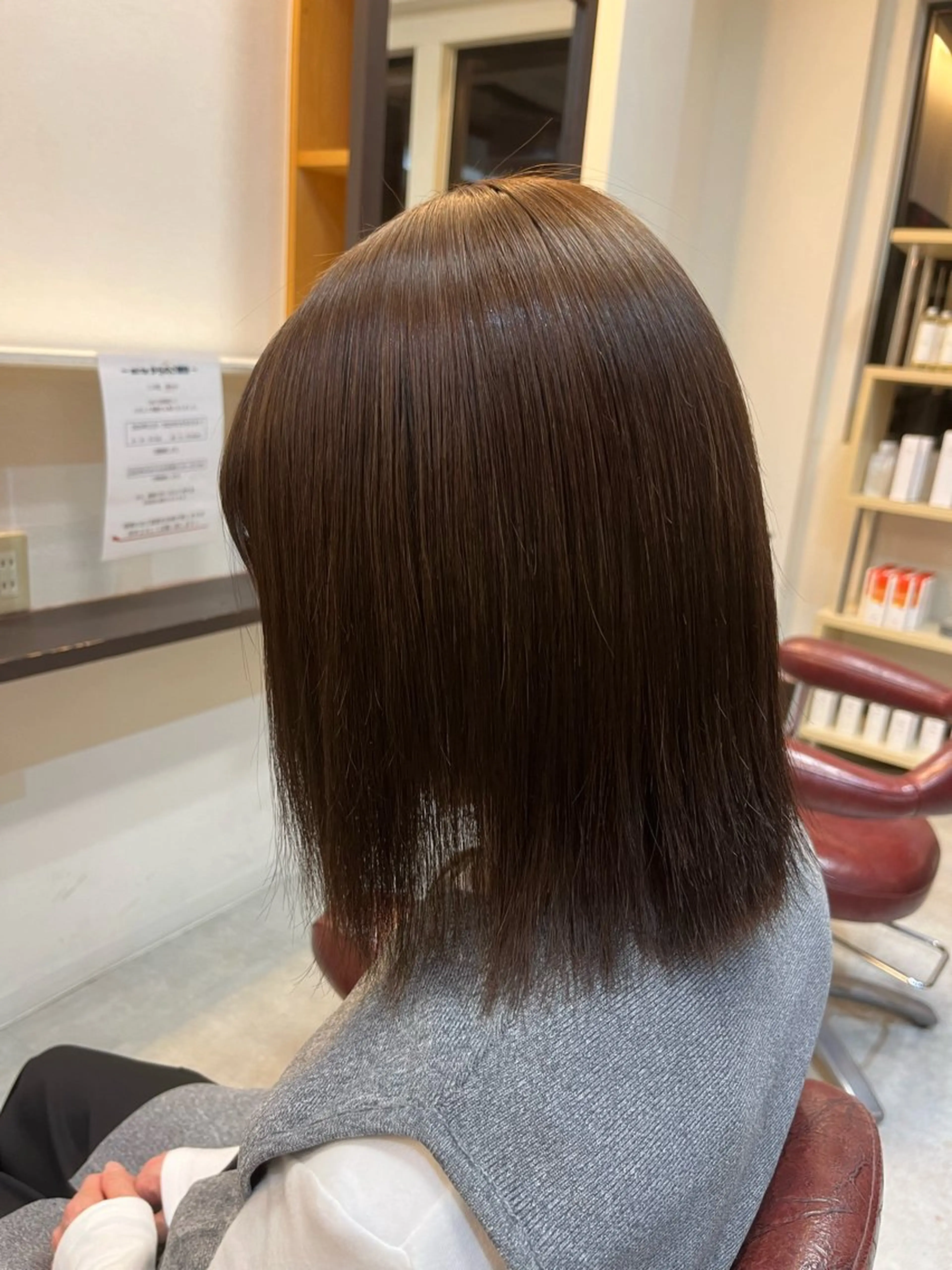 カラー 立道 樹奈のヘアスタイル