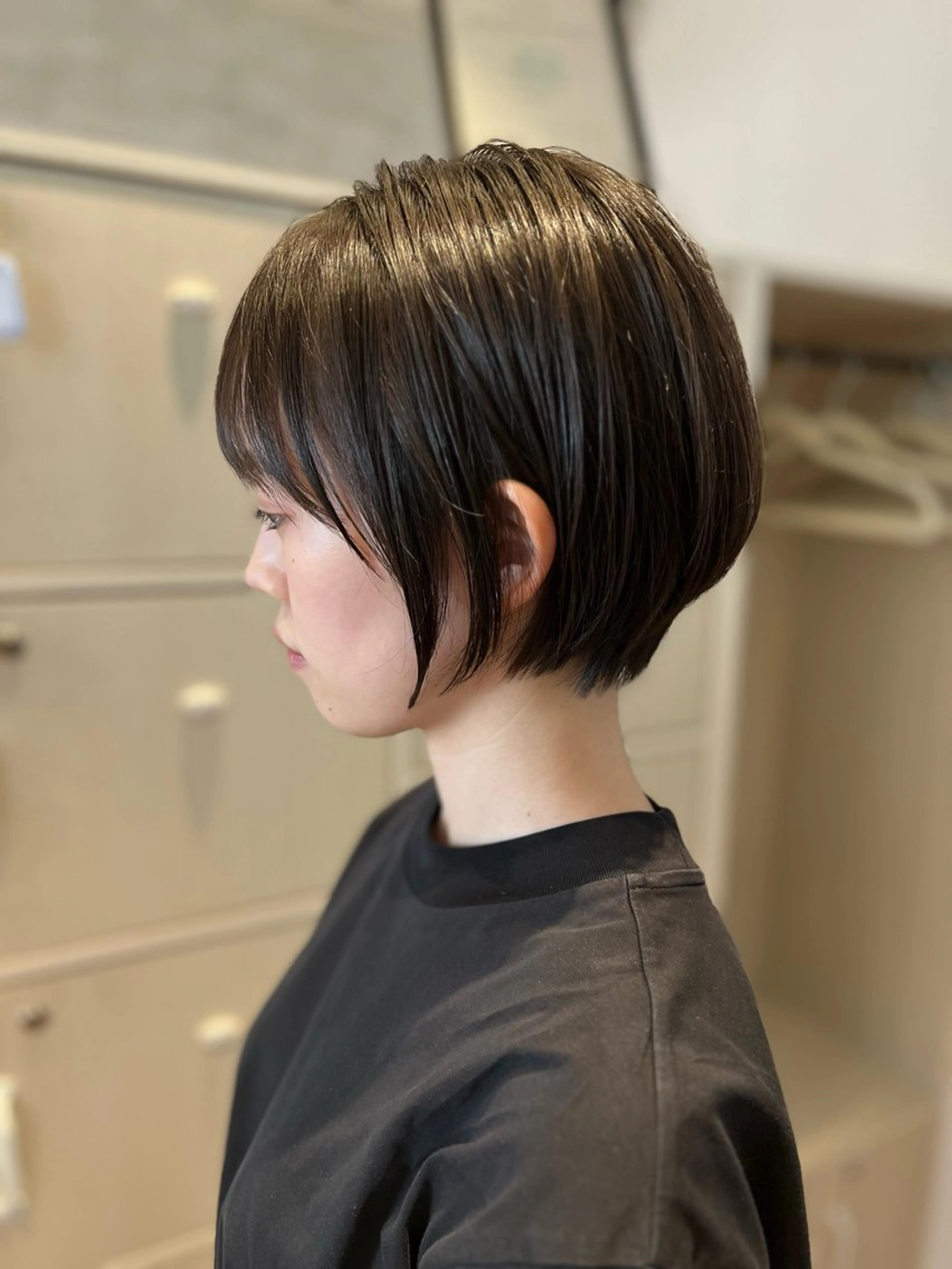 ショート 似合わせカット ショートヘア 小顔カット つぼい Floraのヘアスタイル