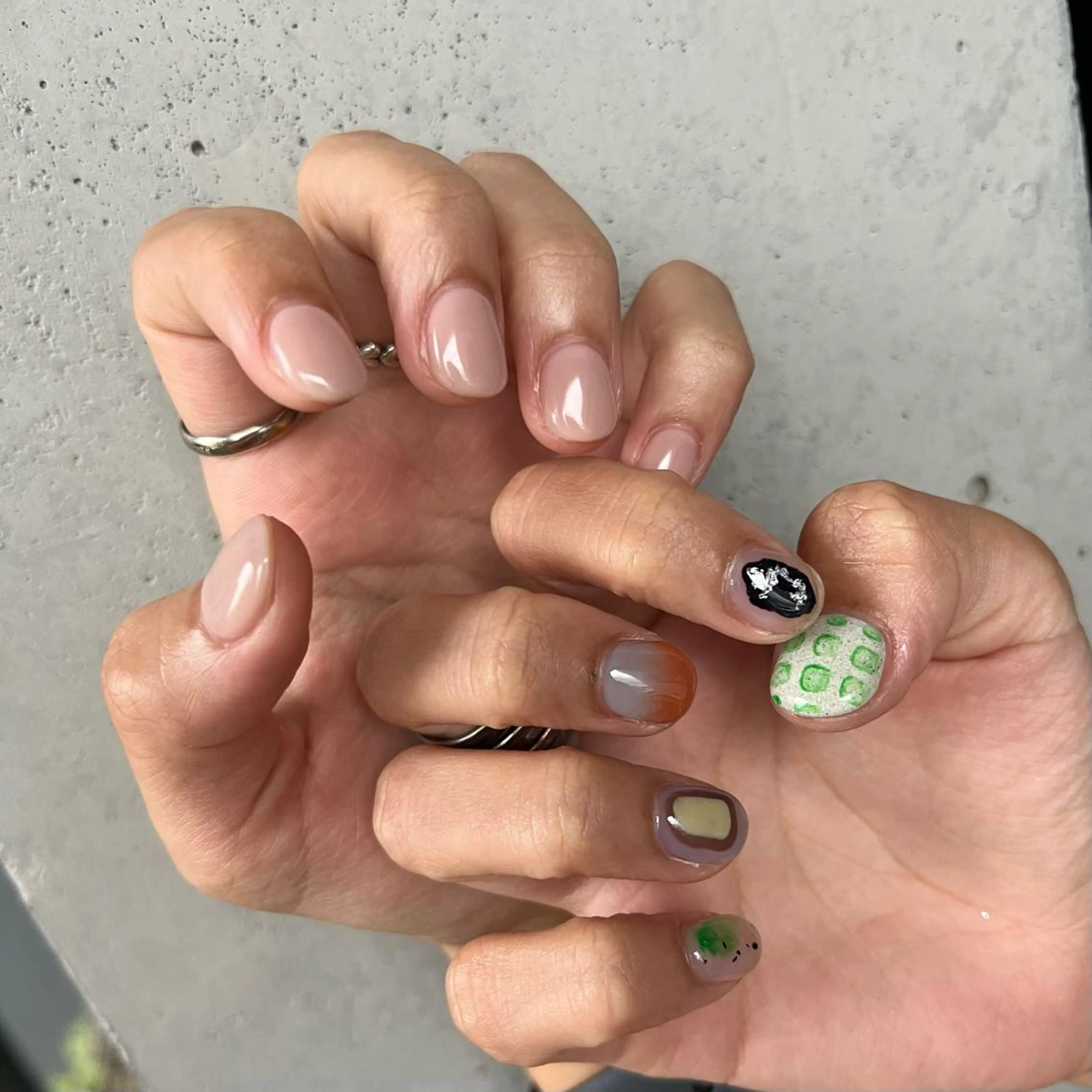 ネイル ハンドネイル nuás nailのネイルデザイン