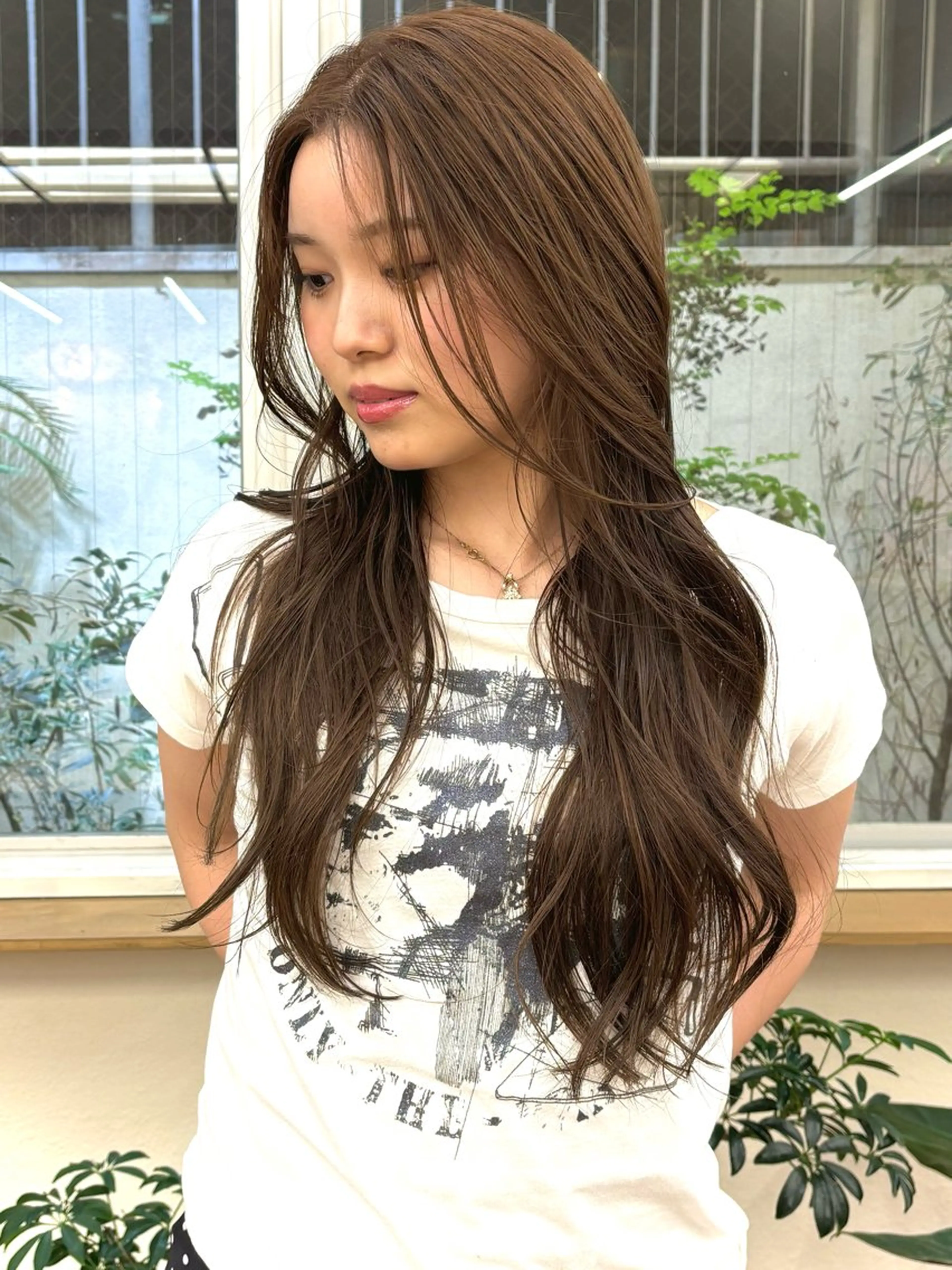 ロング カラー カット ヘアカラー トリートメント 矢場町/栄/上前津/ 佐藤祐希のヘアスタイル