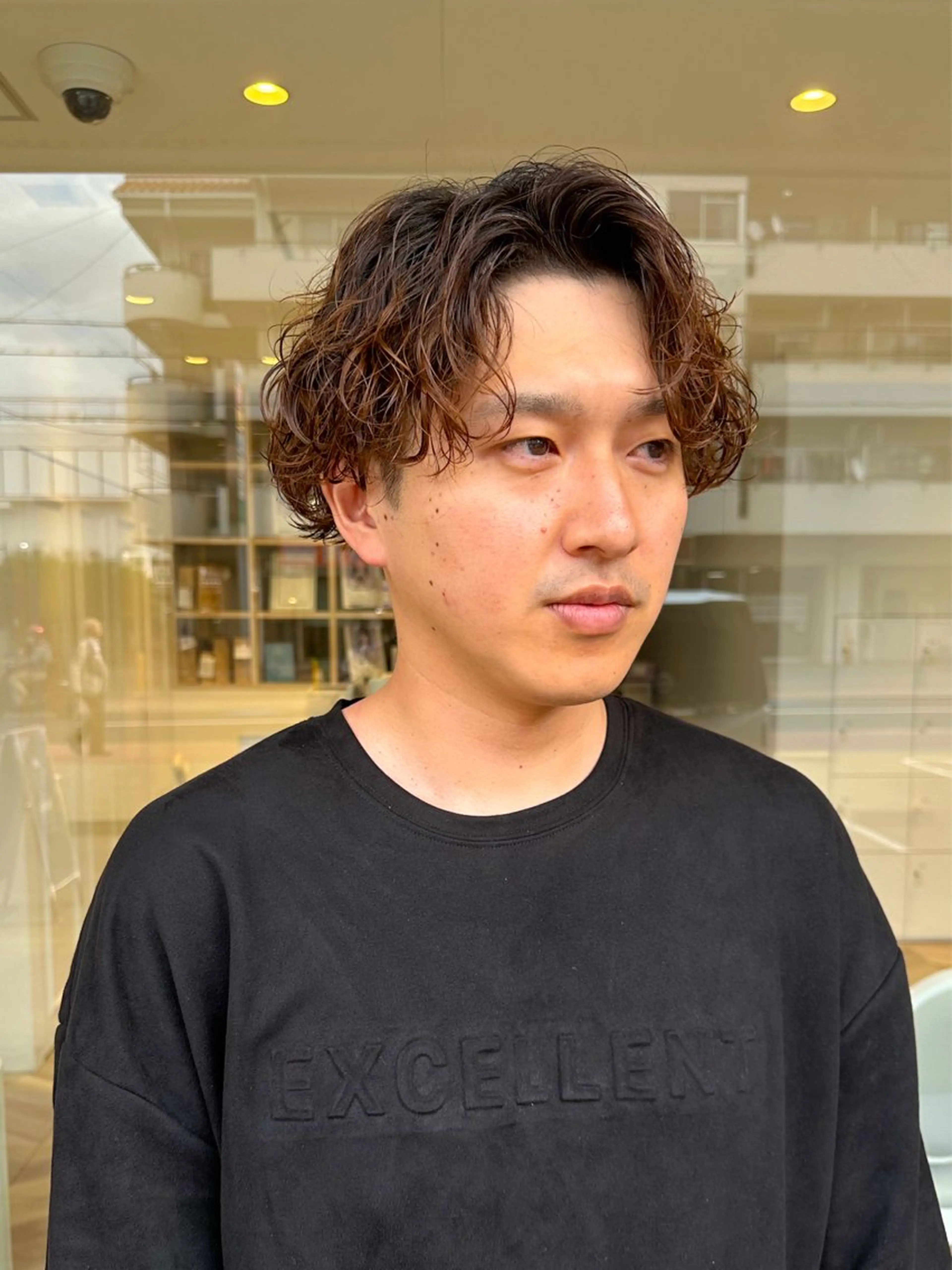 ミディアム パーマ パーマ/ハイトーン スパイキー/神田正紀のヘアスタイル