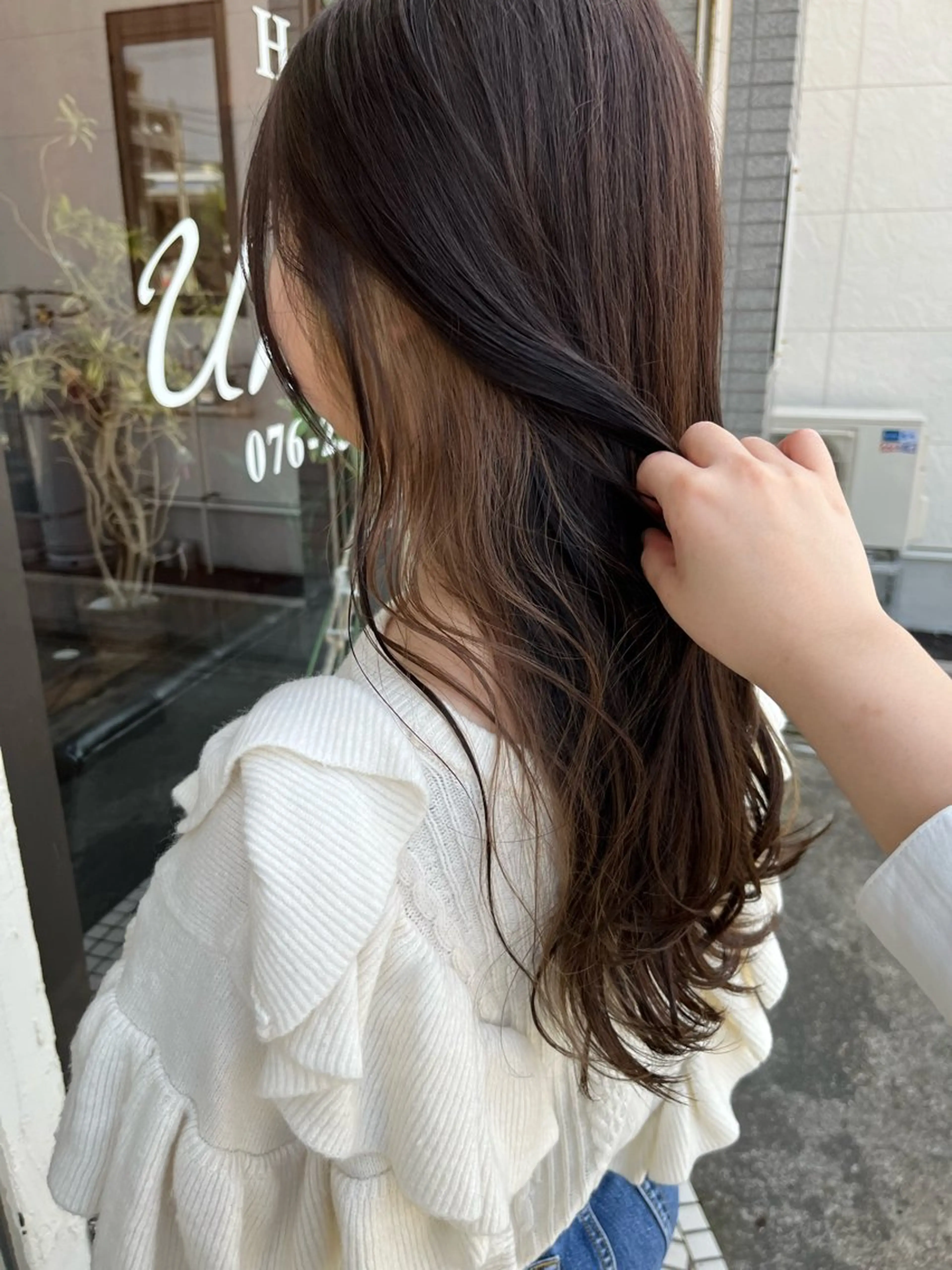ミディアム 立野 希沙のヘアスタイル